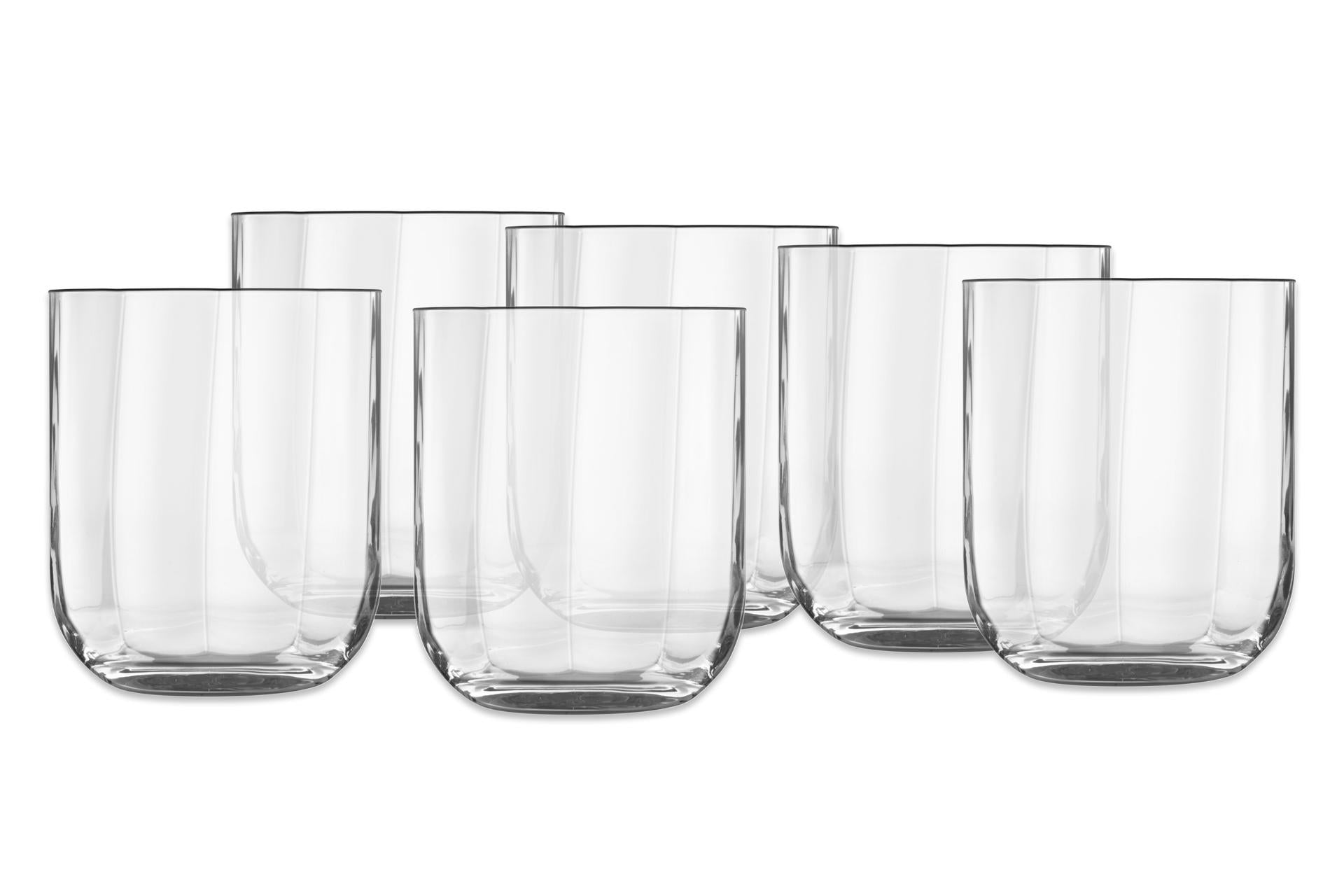Bormioli Luigi Mixology Jazz Rocks Set 24 Bicchieri Whisky 35 cl - Set 24 Pz