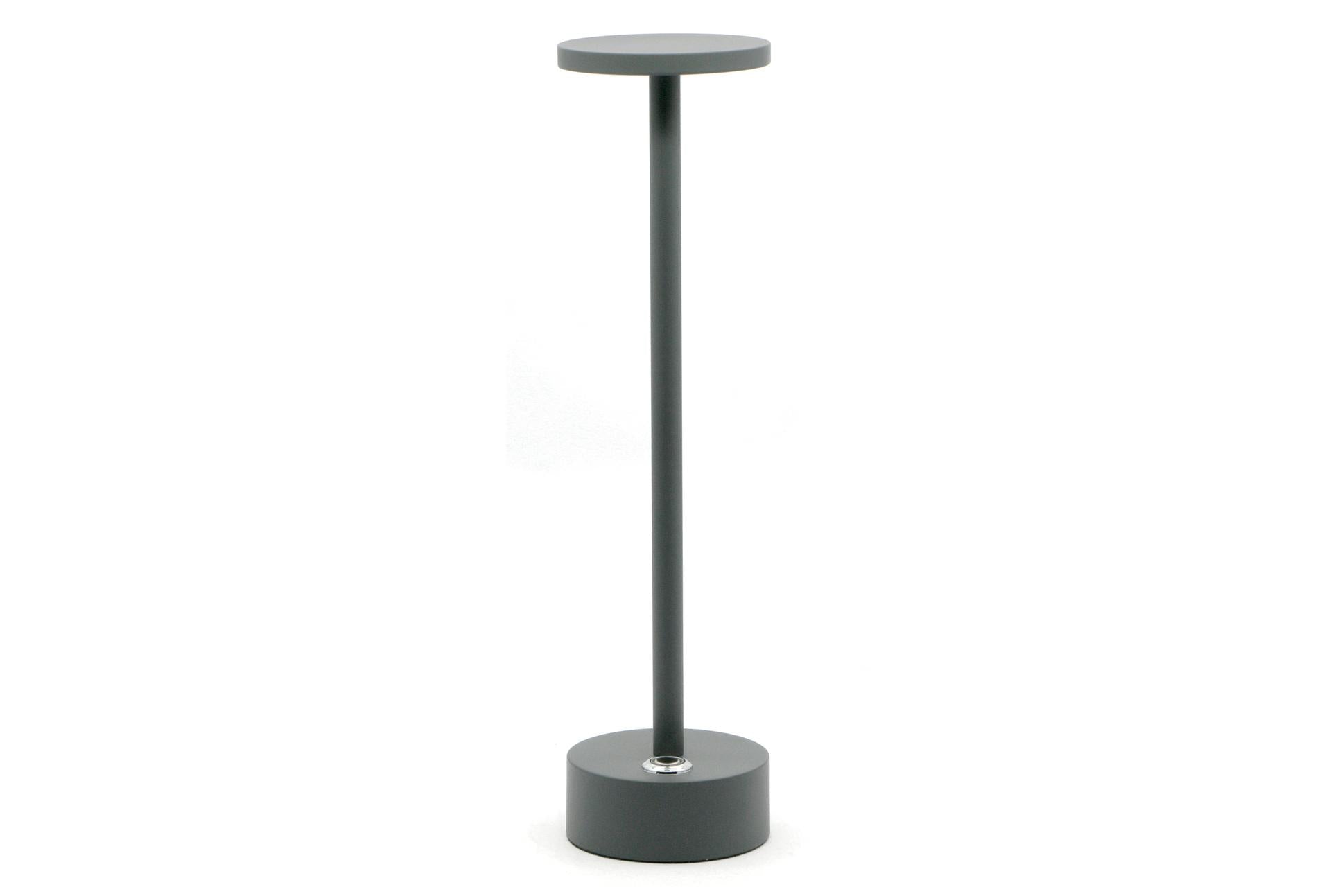 Import Tavola Professional Eclaire Lite Lampada da Tavolo LED Ricaricabile H.30 cm - Antracite In Alluminio Verniciato e Policarbonato
