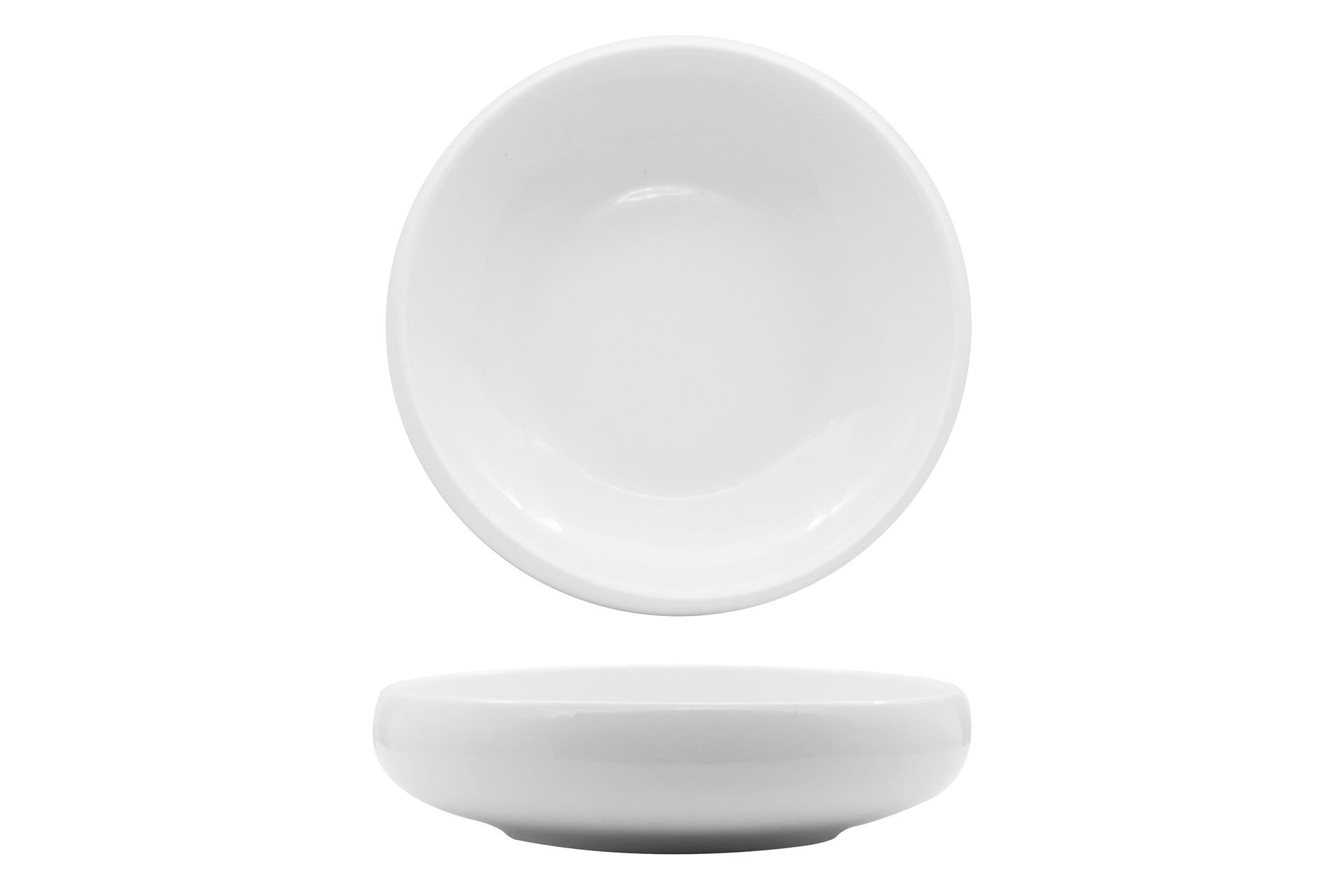 Selecta Piatto Nido Tondo Ø17.7 cm Bianco In Porcellana - Set 4 Pz
