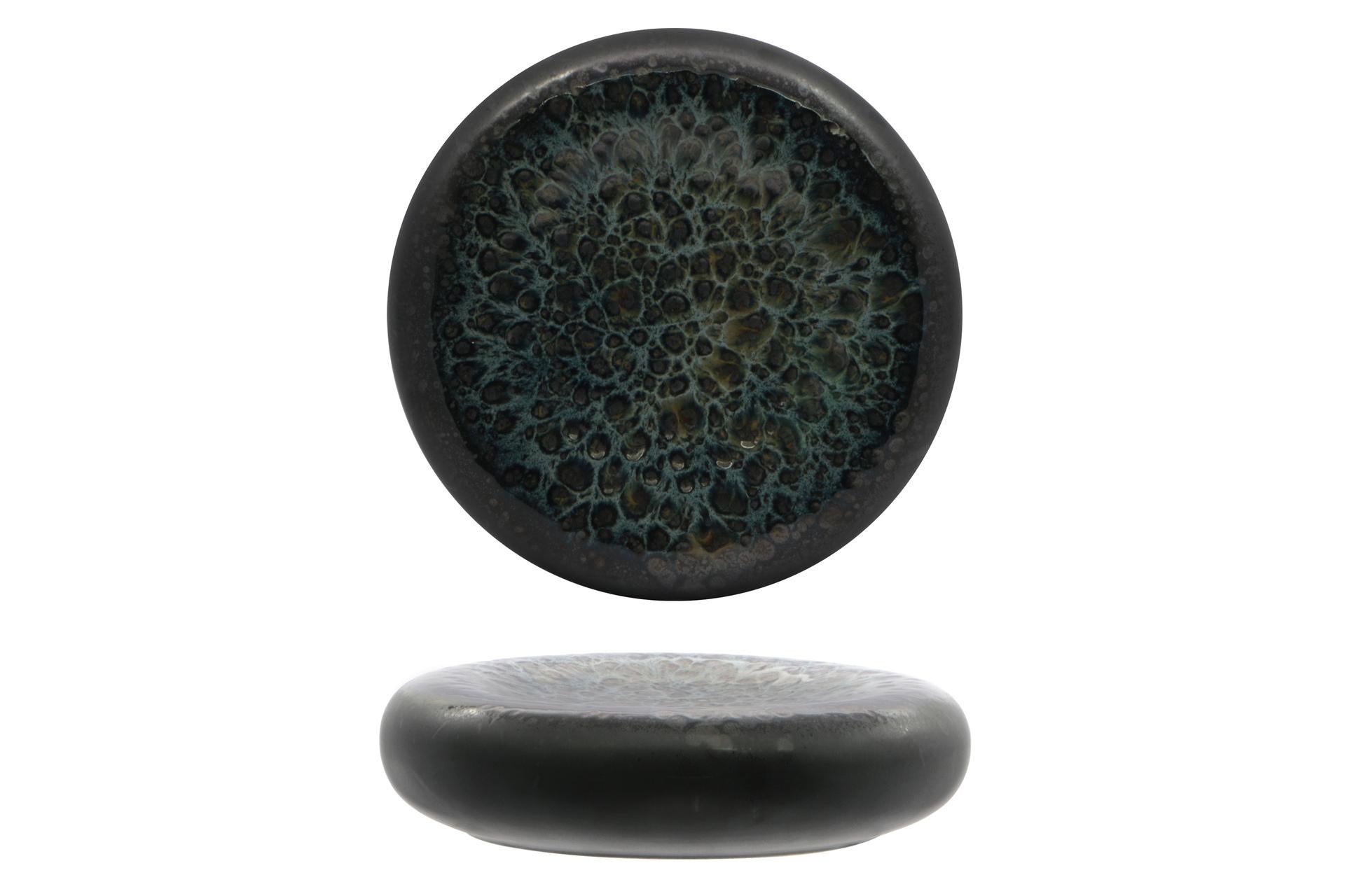 Import Tavola Professional Mythos Piatto Alto Tondo Ø23 cm - H.5.3 cm In Porcellana Con Colori Reattivi - Set 2 Pz