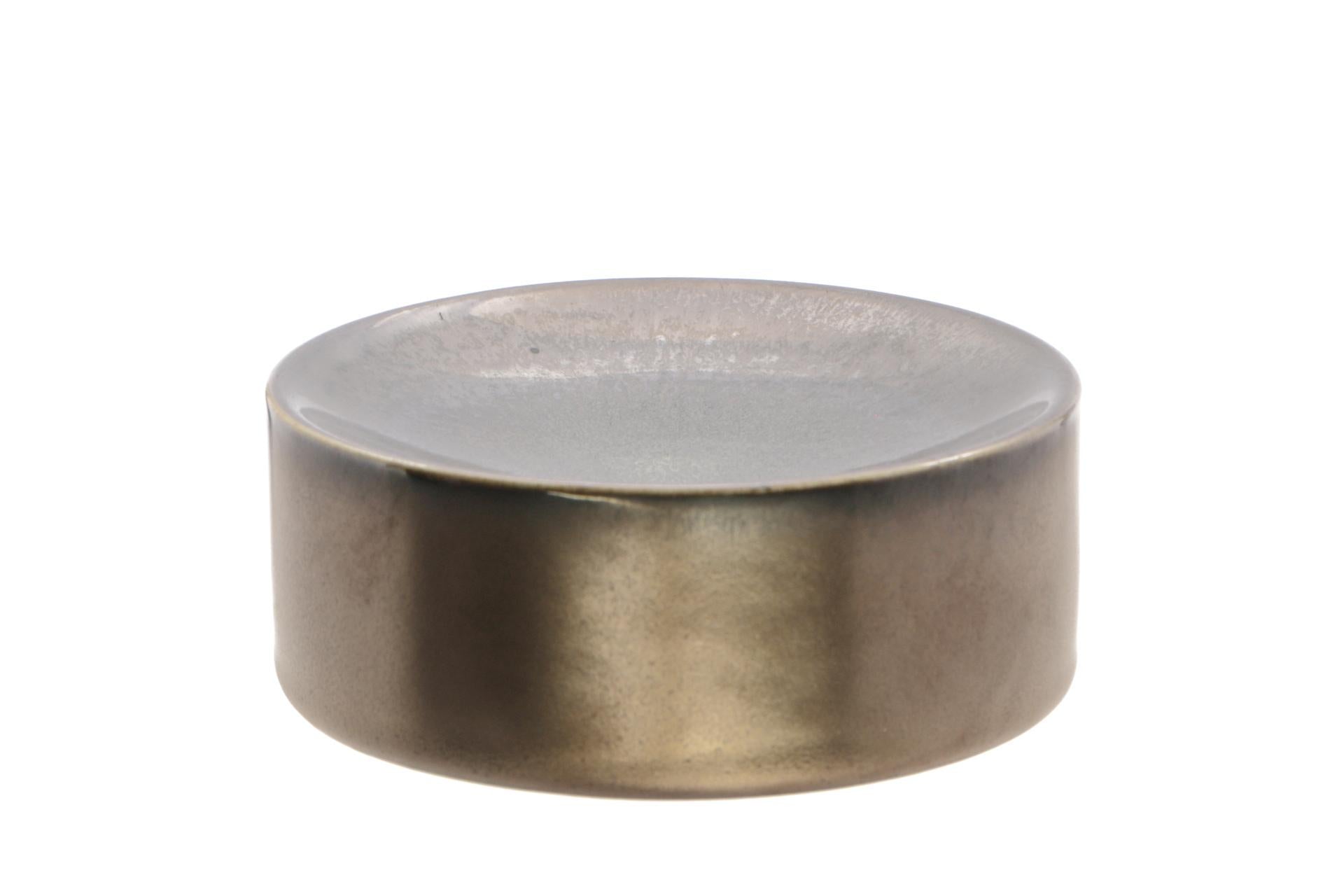 Import Tavola Professional Oxide Colonna Gourmet Tonda Bassa Ø10.5 cm - H.4 cm In Porcellana - Set 6 Pz