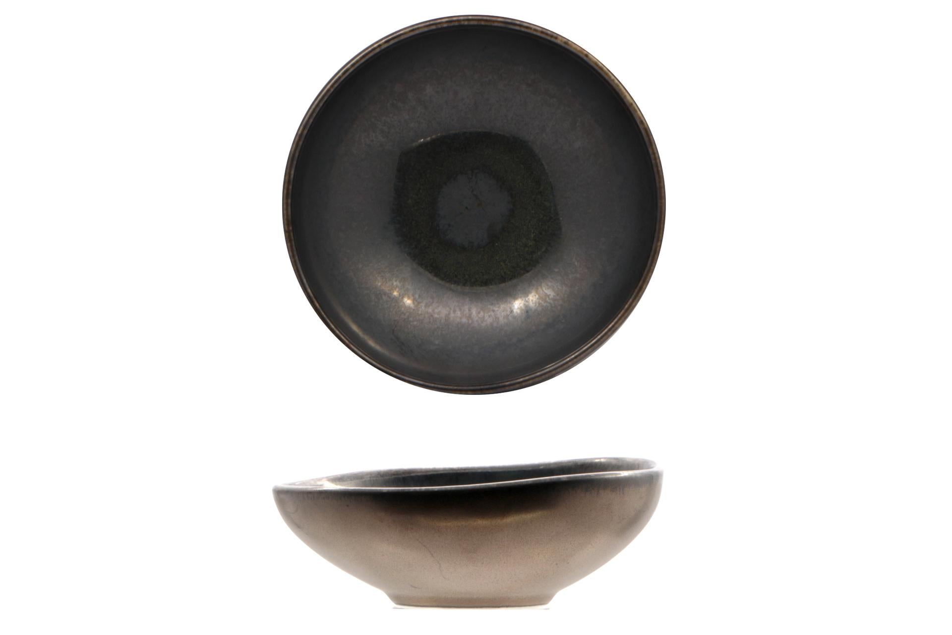 Import Tavola Professional Oxide Coppetta Gourmet Ø12.1 cm In Porcellana Con Finitura Reattiva Bronzo - Set 6 Pz