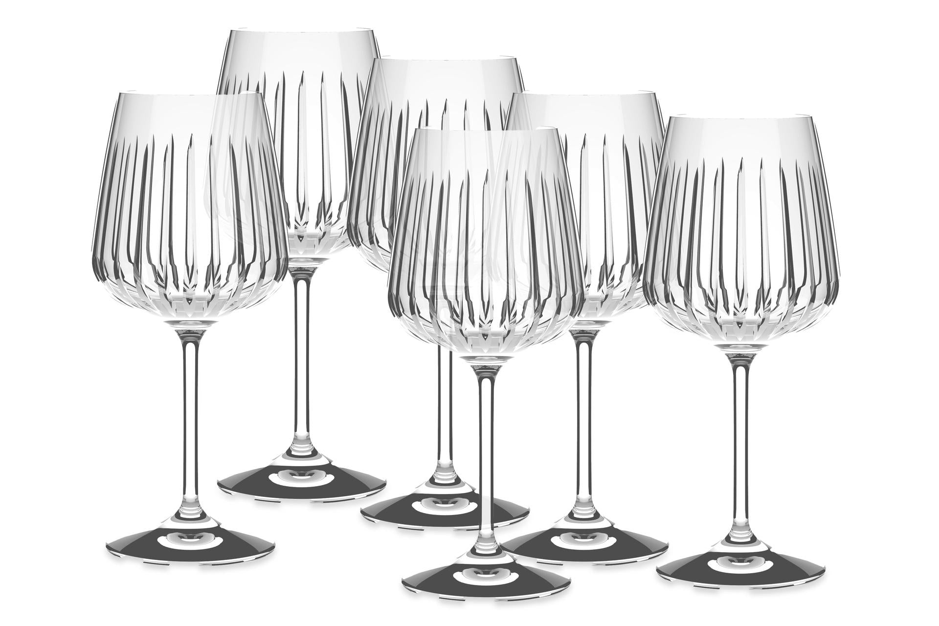 RCR Timeless Set 6 Calici Spritz 49 cl - Cristallo Moderno e Resistente - Set 6 Pz