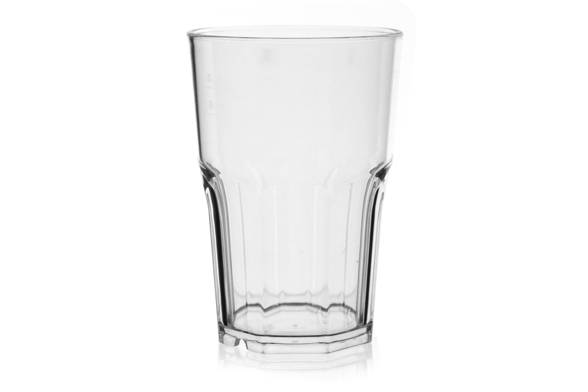 Brevetti Waf Bicchiere Granity Clear 40 cl - Confezione da 5 Pezzi In Polistirene Trasparente - Set 5 Pz 2