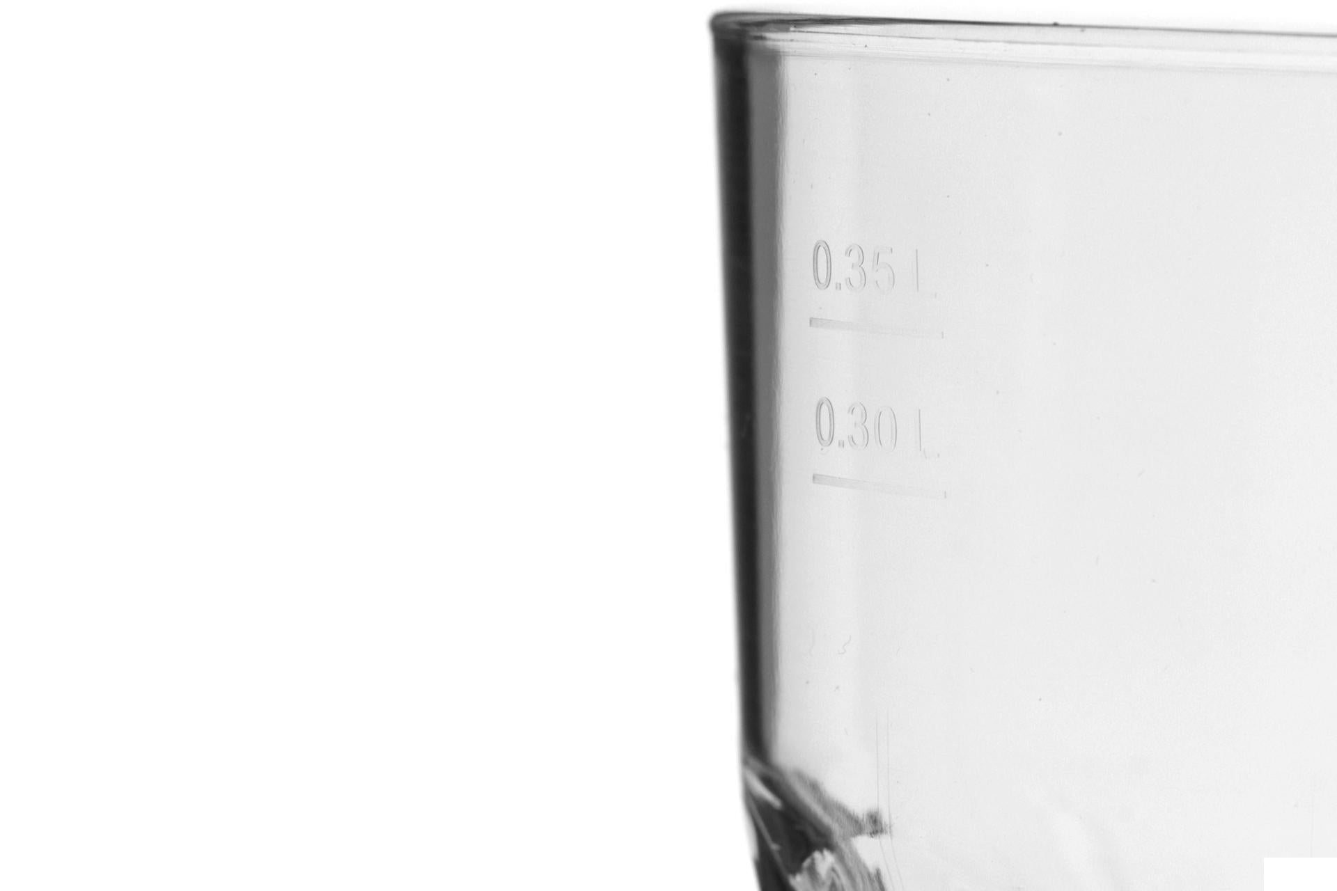 Brevetti Waf Bicchiere Granity Clear 40 cl - Confezione da 5 Pezzi In Polistirene Trasparente - Set 5 Pz 3