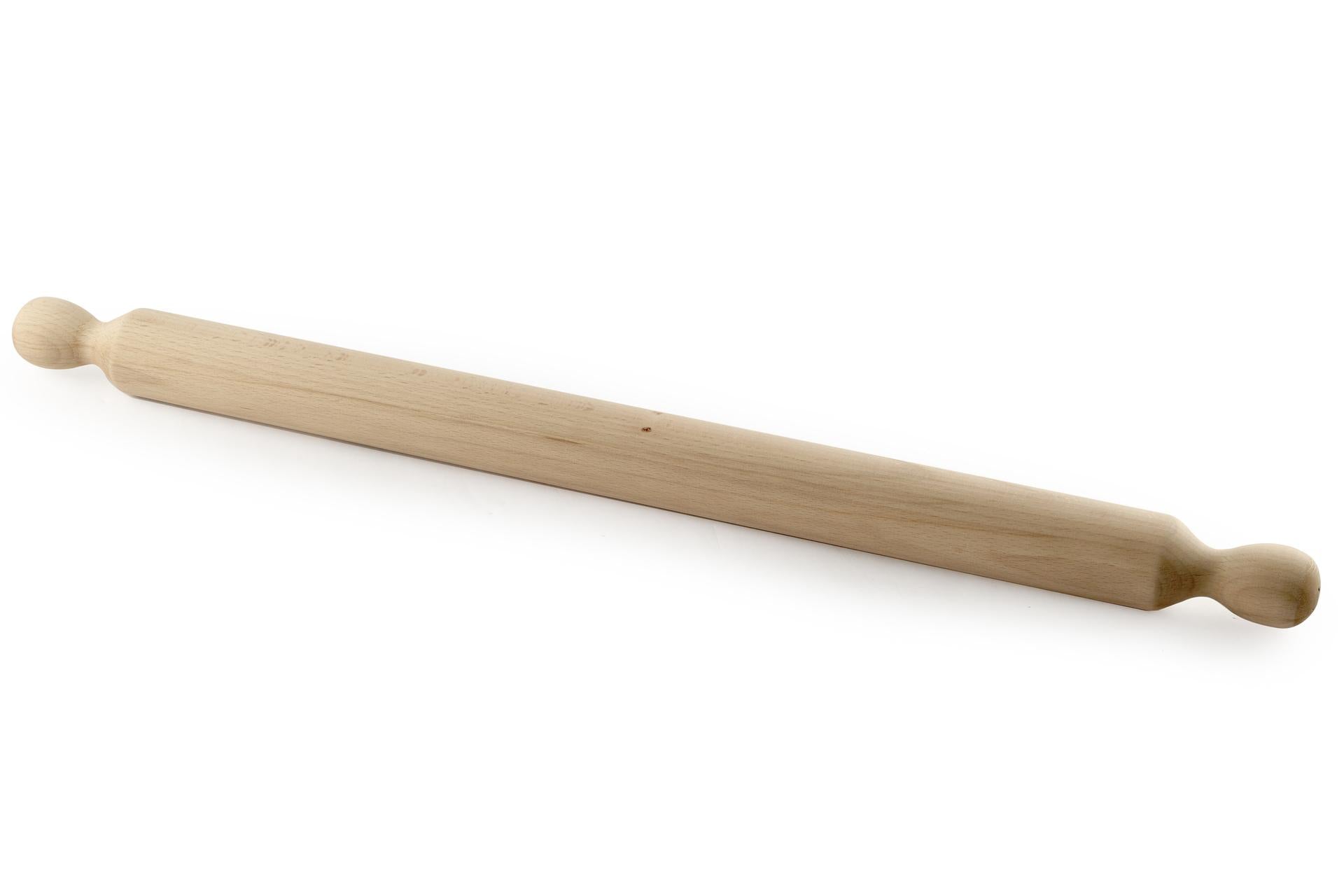 Panetta Casalinghi Mattarello Fisso 50x4 cm In Legno di Faggio Non Trattato