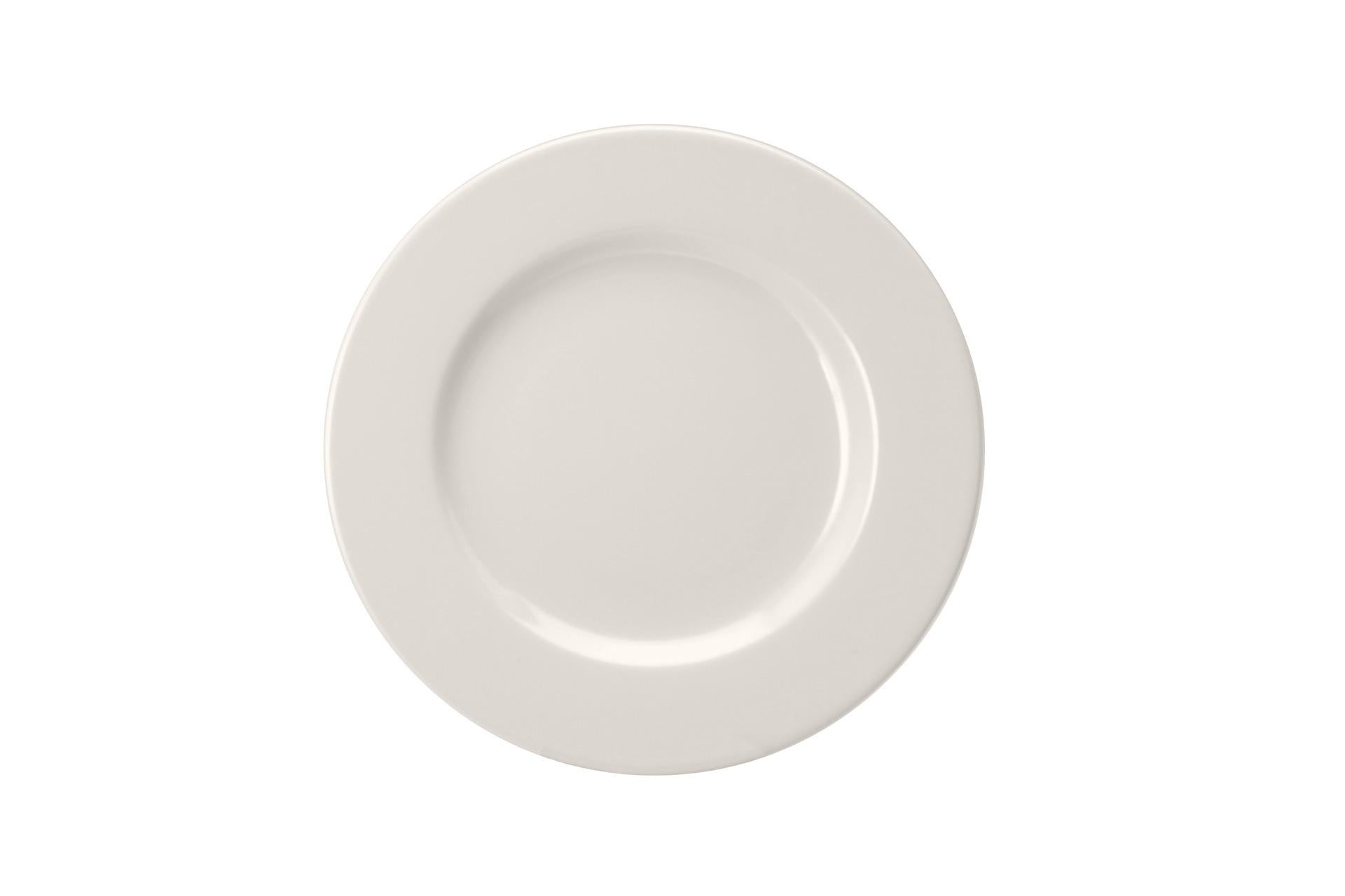 Saturnia Ischia Piatto Frutta Ø21 cm - Bianco - Set 12 Pz
