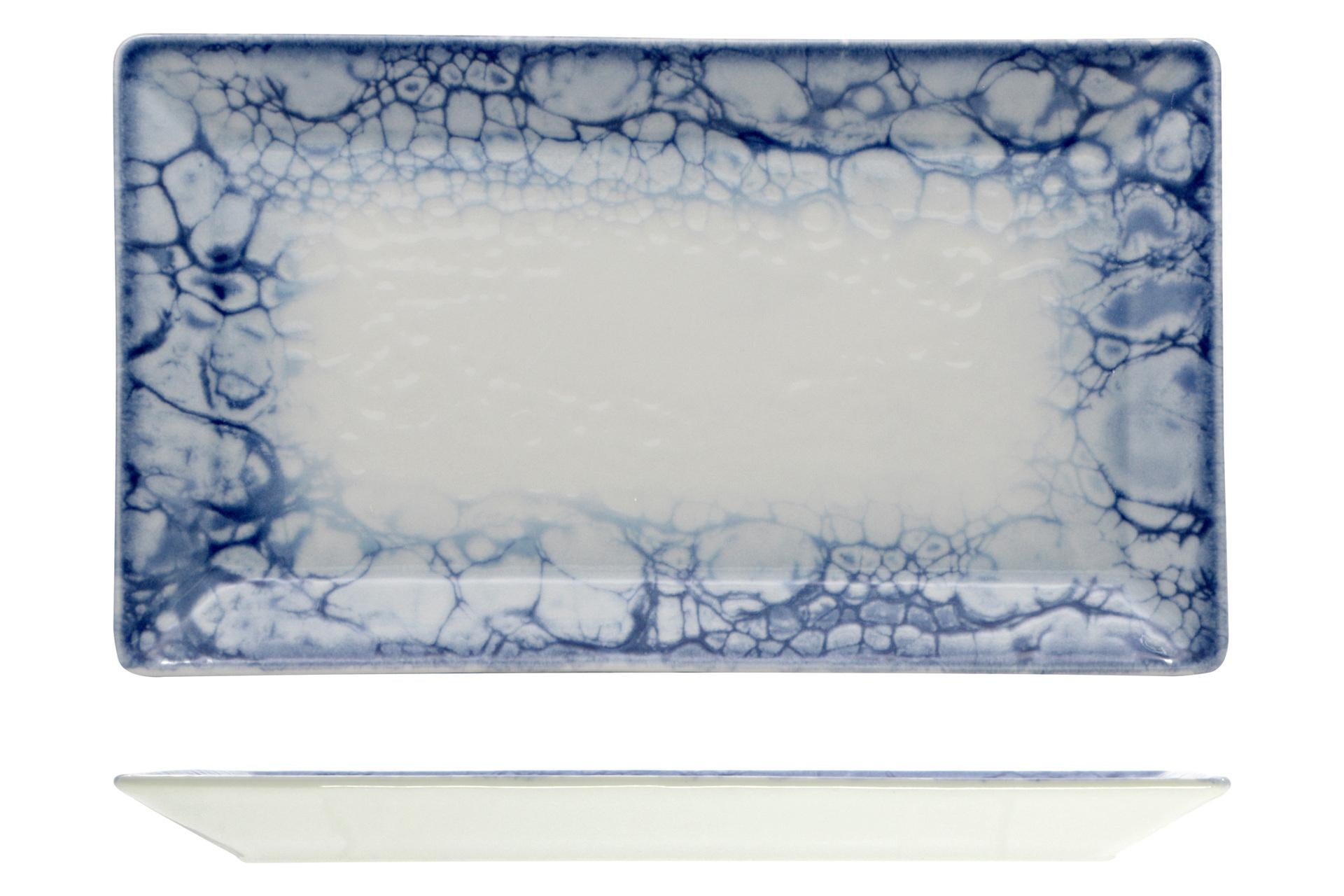 Saturnia Bubbles Kimi Piatto Rettangolare 29 x 17.5 cm - Set 6 Pz