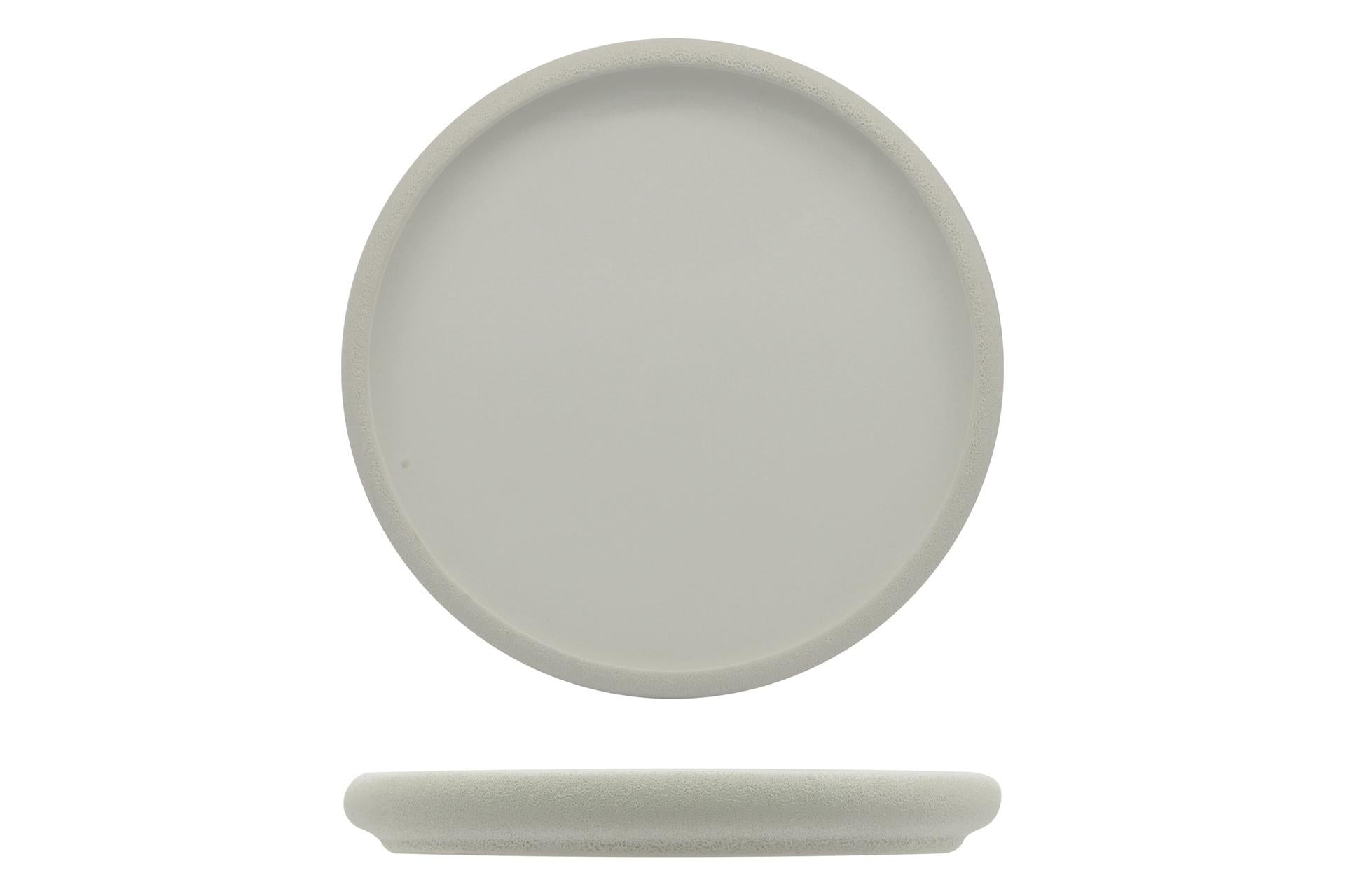 Import Tavola Professional Genesys Evo Piattino Nido Bianco H.2 cm - 16.5 cm In Porcellana - Set 6 Pz