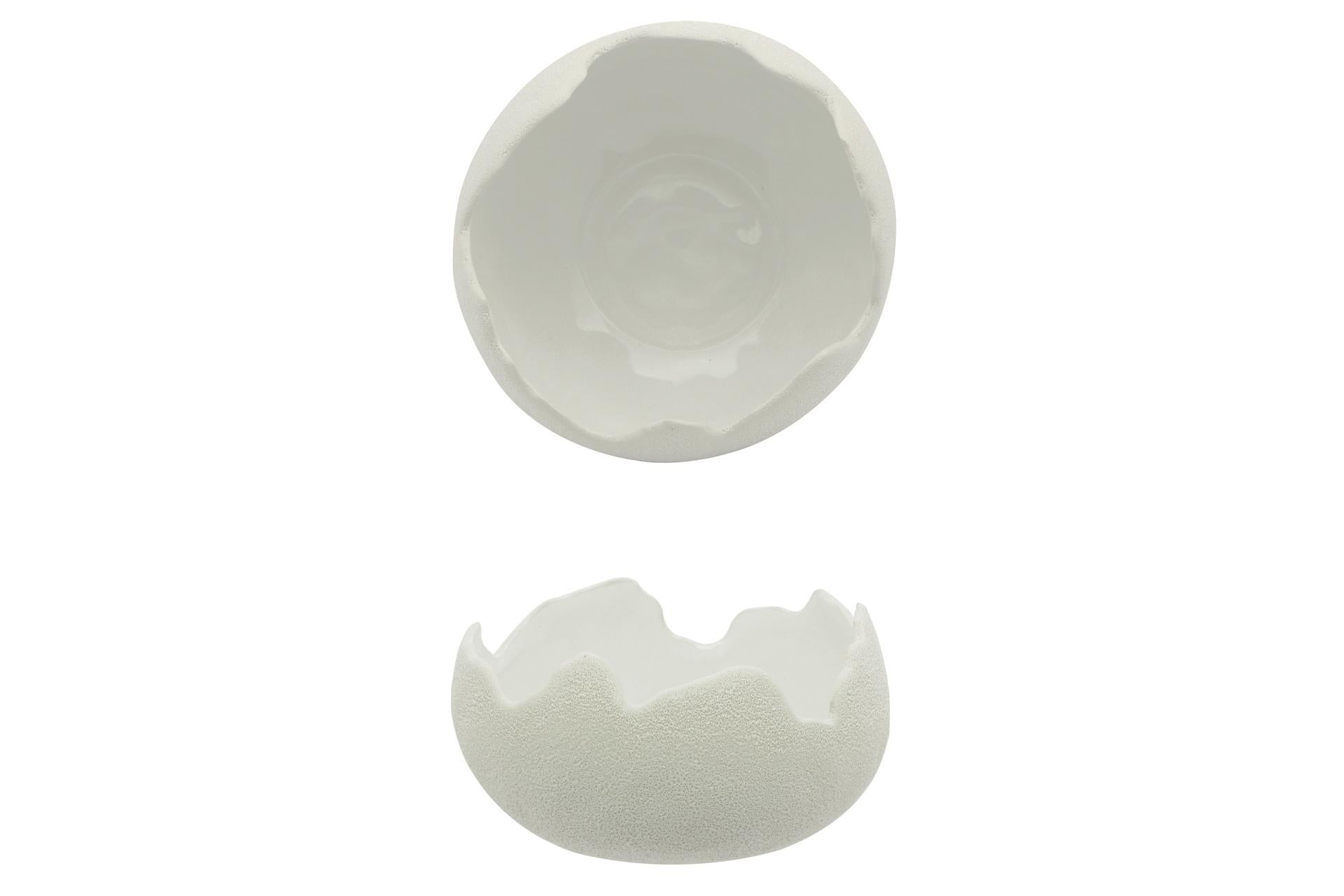 Import Tavola Professional Genesys Evo Coppetta Uovo H.8 cm - Ø14.2 cm In Porcellana Bianca - Set 8 Pz