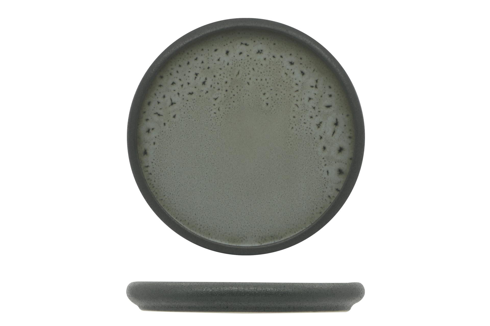 Import Tavola Professional Genesys Evo Giada Piattino Nido H.2 cm - 16.5 cm In Porcellana - Set 6 Pz