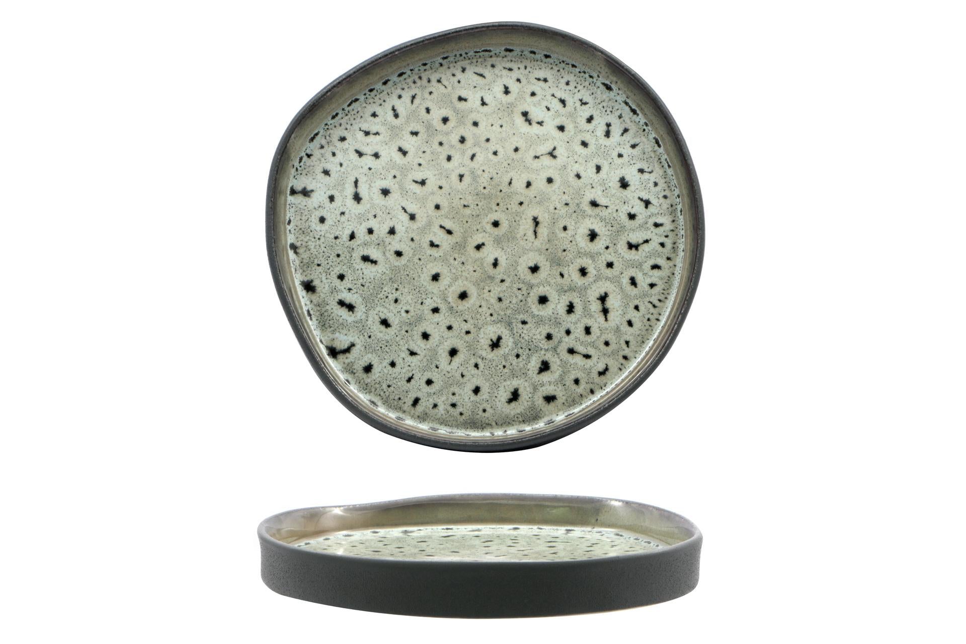 Genesys Evo Giada Piatto Nordic Ø20.7 cm In Porcellana - Import Tavola Professional - Set 3 Pz