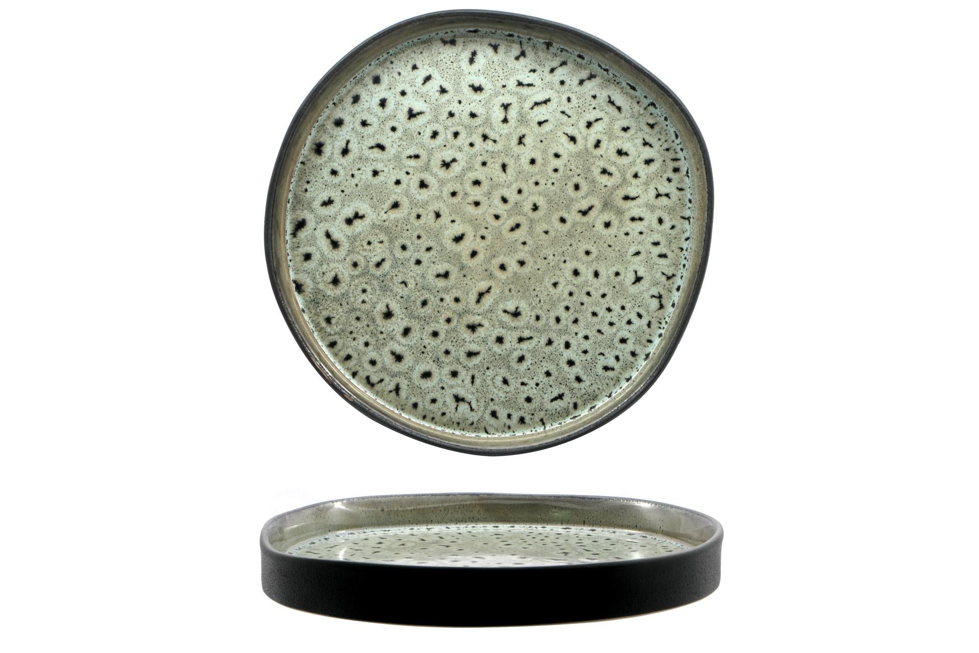 Genesys Evo Giada Piatto Nordic Ø27 cm In Porcellana - Import Tavola Professional - Set 2 Pz