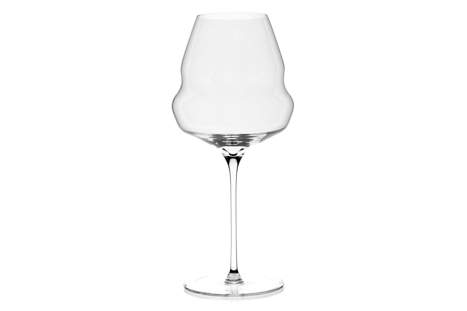 Stolzle Lausitz Cocoon Calice Burgundy 71.2 cl - Calici da Vino Con Design Innovativo - Set 6 Pz