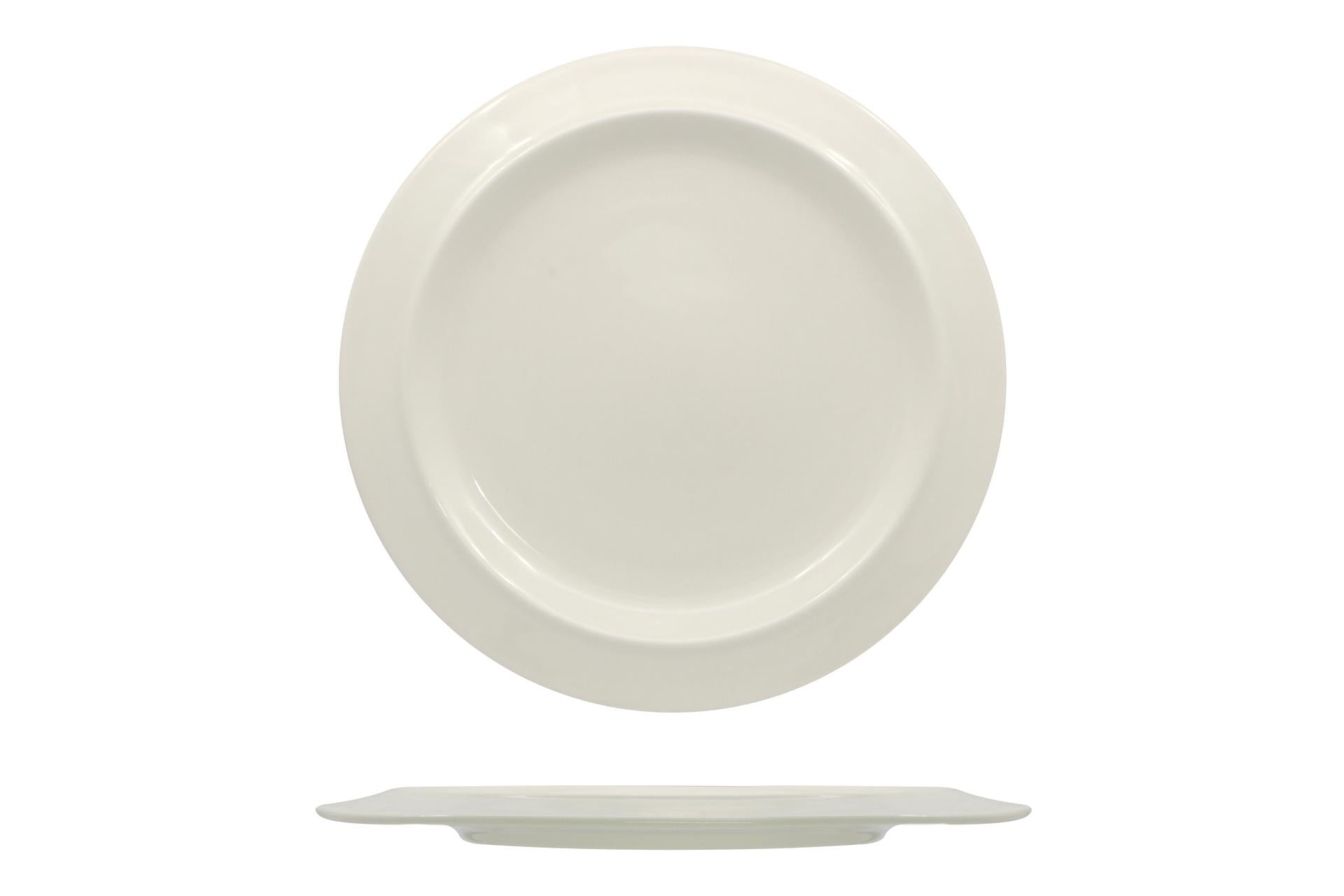 Ariane Fine Porcelain Kama Avorio Piatto Piano Ø31 cm In Porcellana Alluminica - Set 6 Pz