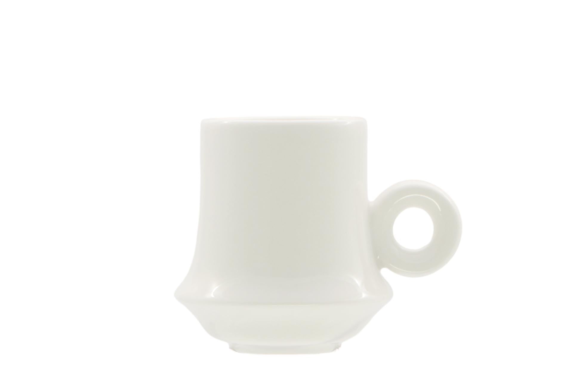 Ariane Fine Porcelain Kama Avorio Tazza Caffè 8 cl In Porcellana Alluminica - Set 12 Pz