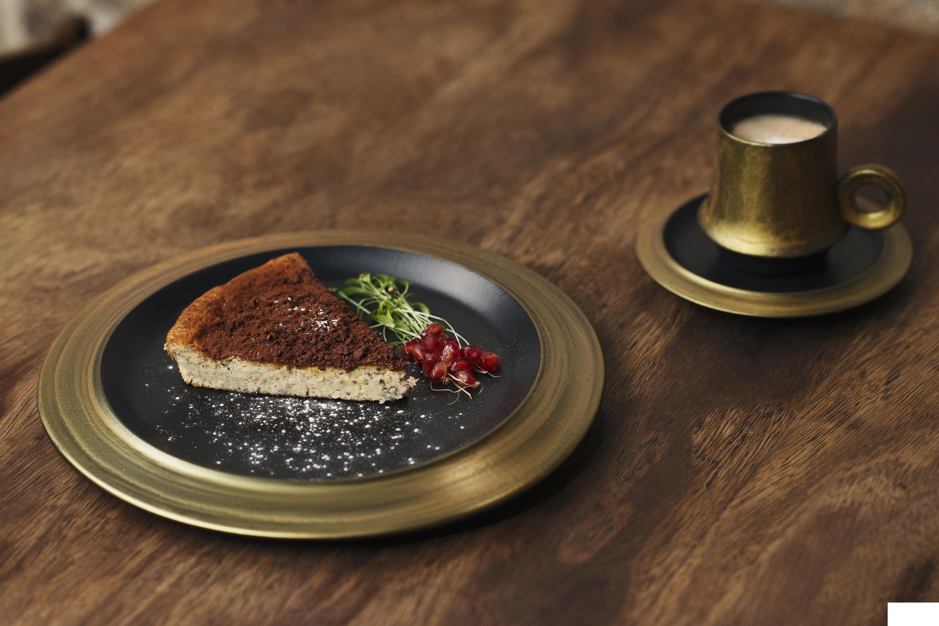 Ariane Fine Porcelain Kama Oro Piatto Piano Ø27 cm In Allumina - Set 6 Pz