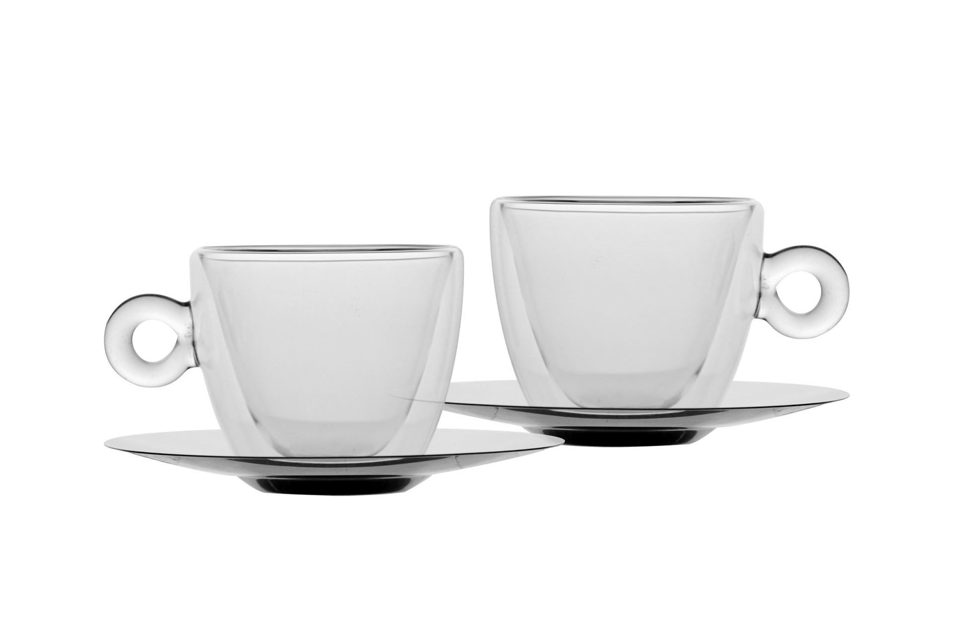 Bormioli Luigi Thermic Glass Set 2 Tazze Multipurpose 30 cl In Vetro Borosilicato Doppia Parete - Set 2 Pz