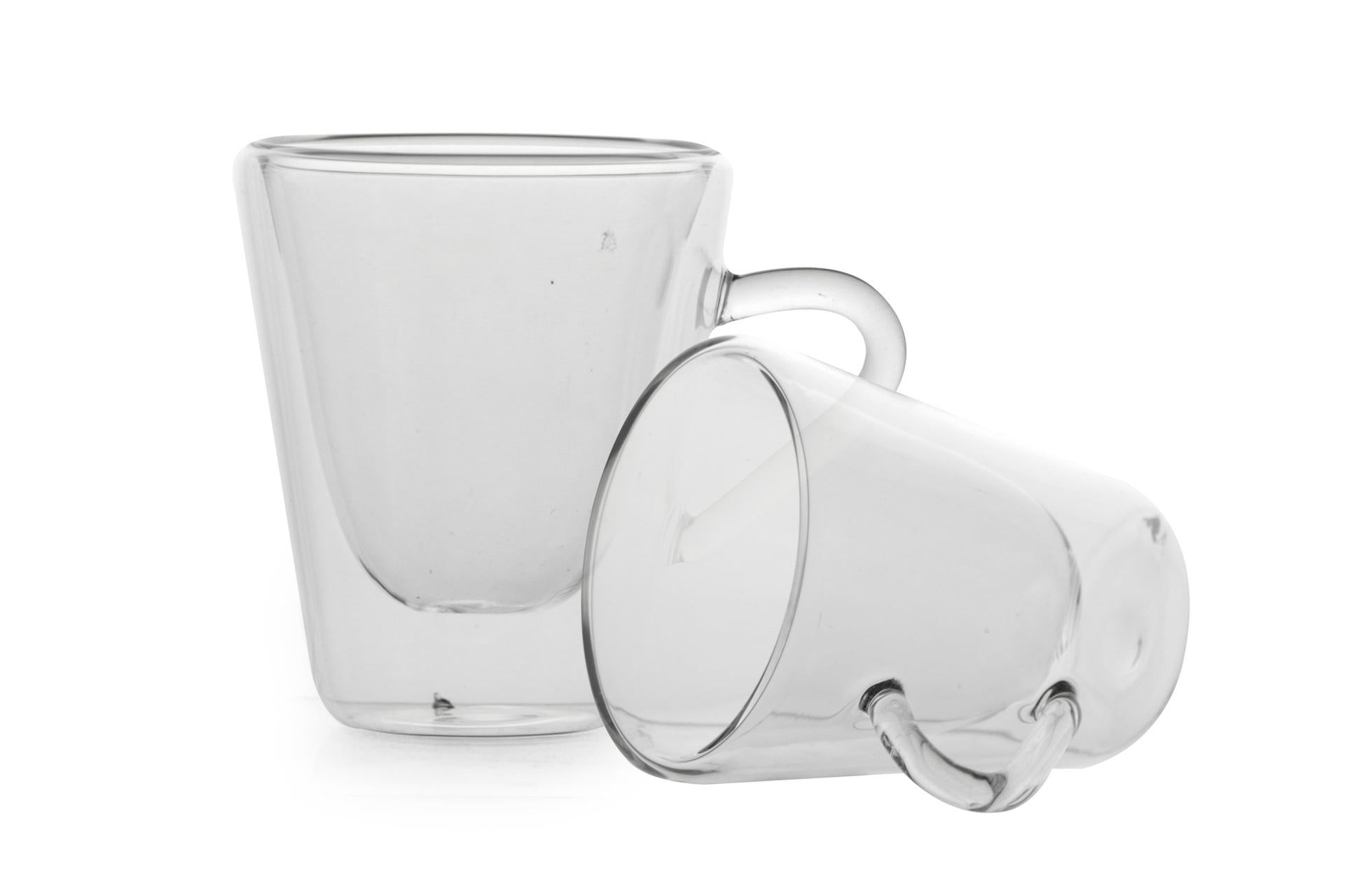 Bormioli Luigi Thermic Glass Set 2 Tazze Espresso 10 cl - Doppia Parete In Vetro - Set 2 Pz