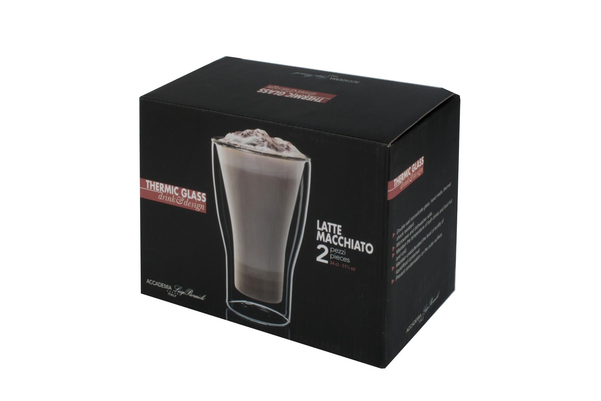Bormioli Luigi Thermic Glass Set 2 Bicchieri Latte Macchiato 34 cl - Vetro Resistente alle Rotture e Lavabile in Lavastoviglie - Set 2 Pz 5