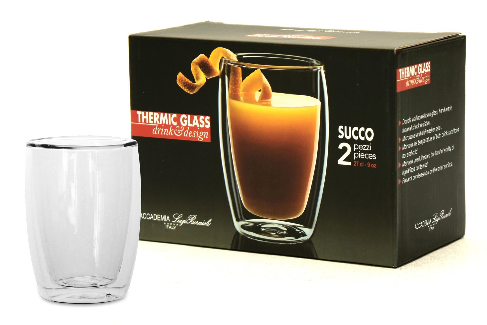 Bormioli Luigi Thermic Glass Set 2 Bicchieri Juice 27 cl - Set 2 Pz 3