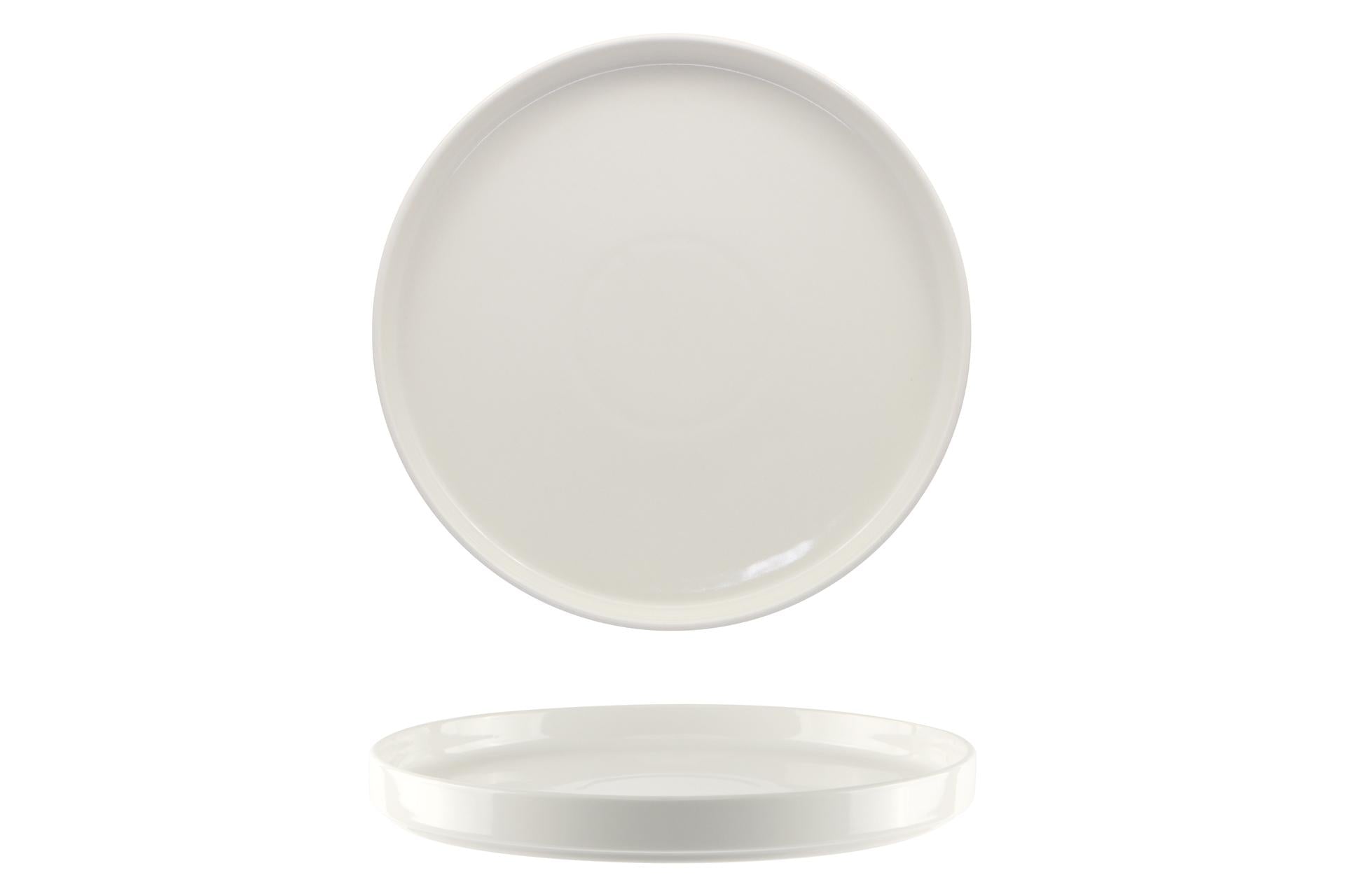 Ariane Fine Porcelain Selas Avorio Piatto Nordic Ø21 cm In Allumina - Set 4 Pz