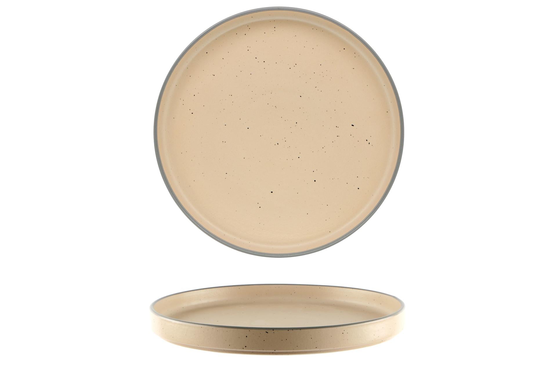 Ariane Fine Porcelain Selas Sabbia Piatto Nordic Ø21 cm In Allumina - Set 4 Pz