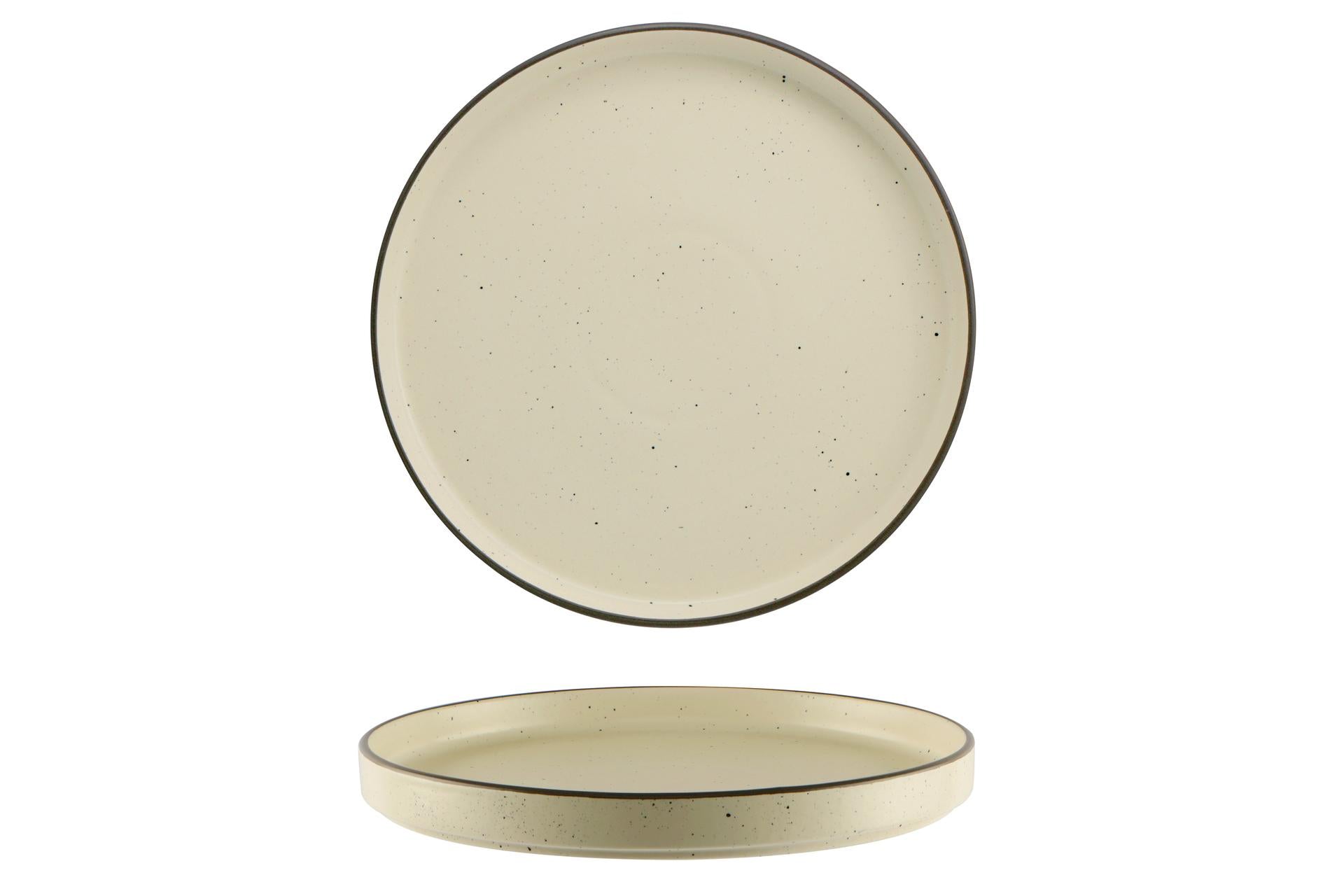 Ariane Fine Porcelain Selas Ecru Piatto Nordic Ø21 cm In Allumina - Set 4 Pz