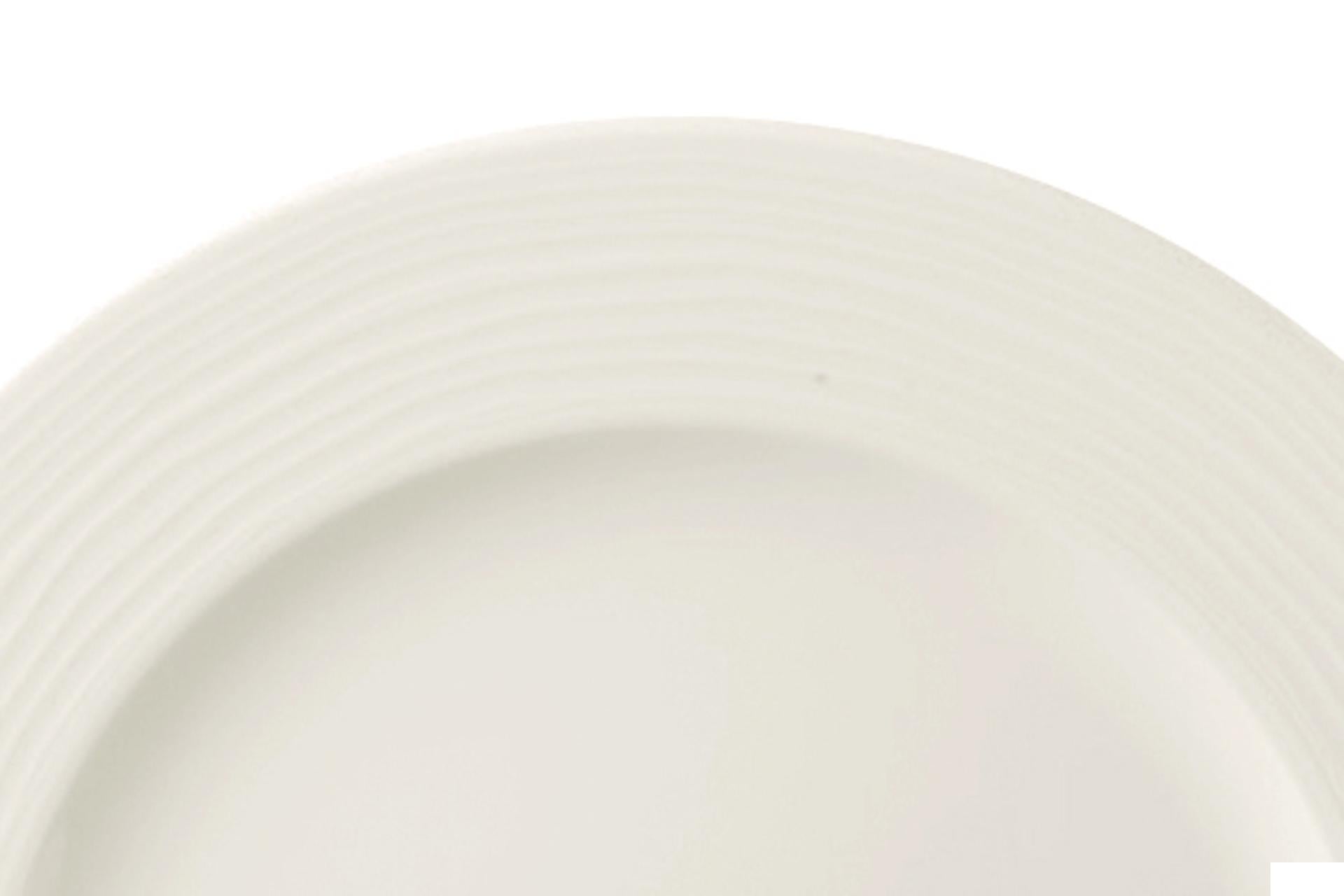 Ariane Eclipse Piatto Piano Ø31 cm In Allumina Con Motivo a Rilievo - Set 6 Pz