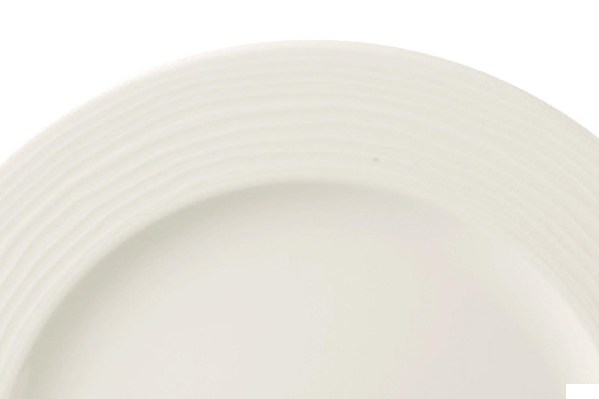 Ariane Eclipse Piatto Piano Ø25 cm In Allumina Con Motivo a Rilievo - Set 12 Pz