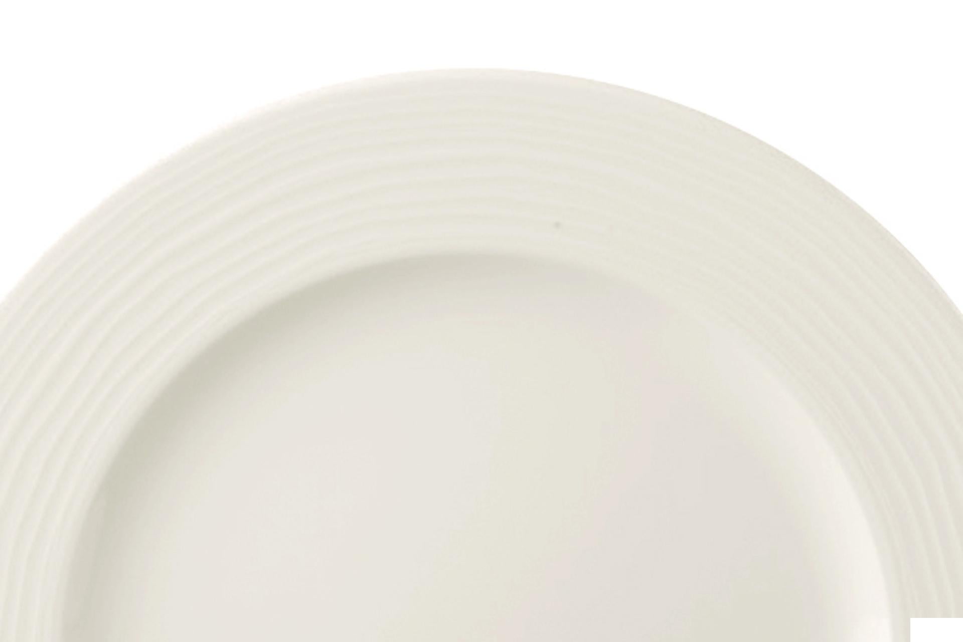 Ariane Eclipse Piatto Piano Ø21 cm In Allumina Con Motivo a Rilievo - Set 12 Pz