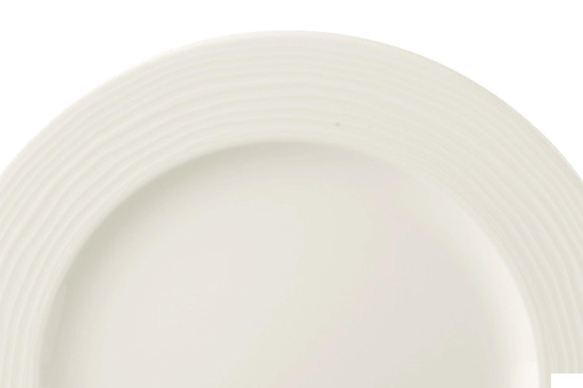 Ariane Eclipse Piatto Piano Ø17 cm In Allumina Con Motivo a Rilievo - Set 12 Pz