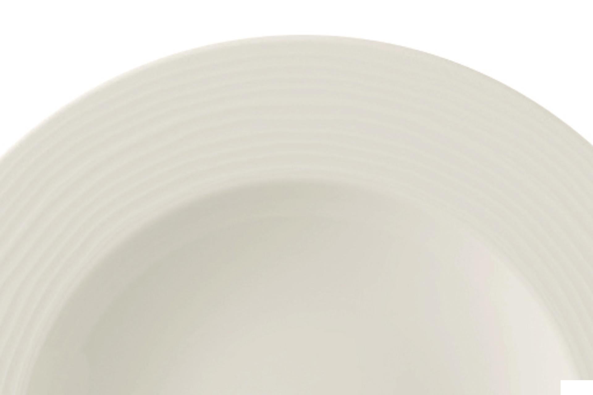 Ariane Eclipse Piatto Fondo Ø23 cm In Allumina Con Motivo a Rilievo - Set 12 Pz