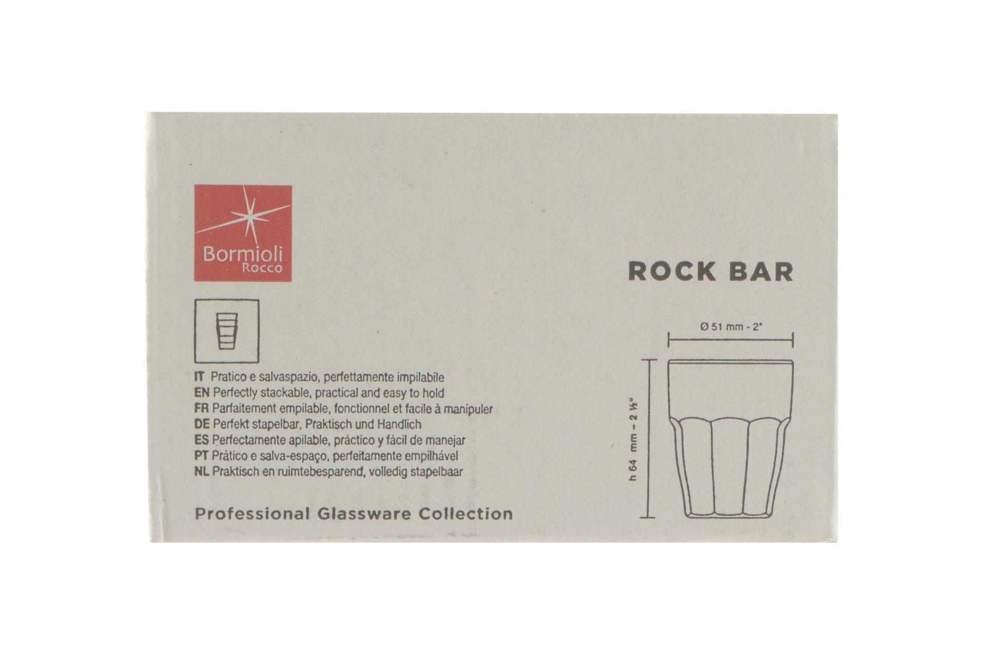 Bormioli Rocco Rock Bar One Shot Bicchiere 7 cl - Design Vintage per Cocktail e Liquori - Set 6 Pz 4
