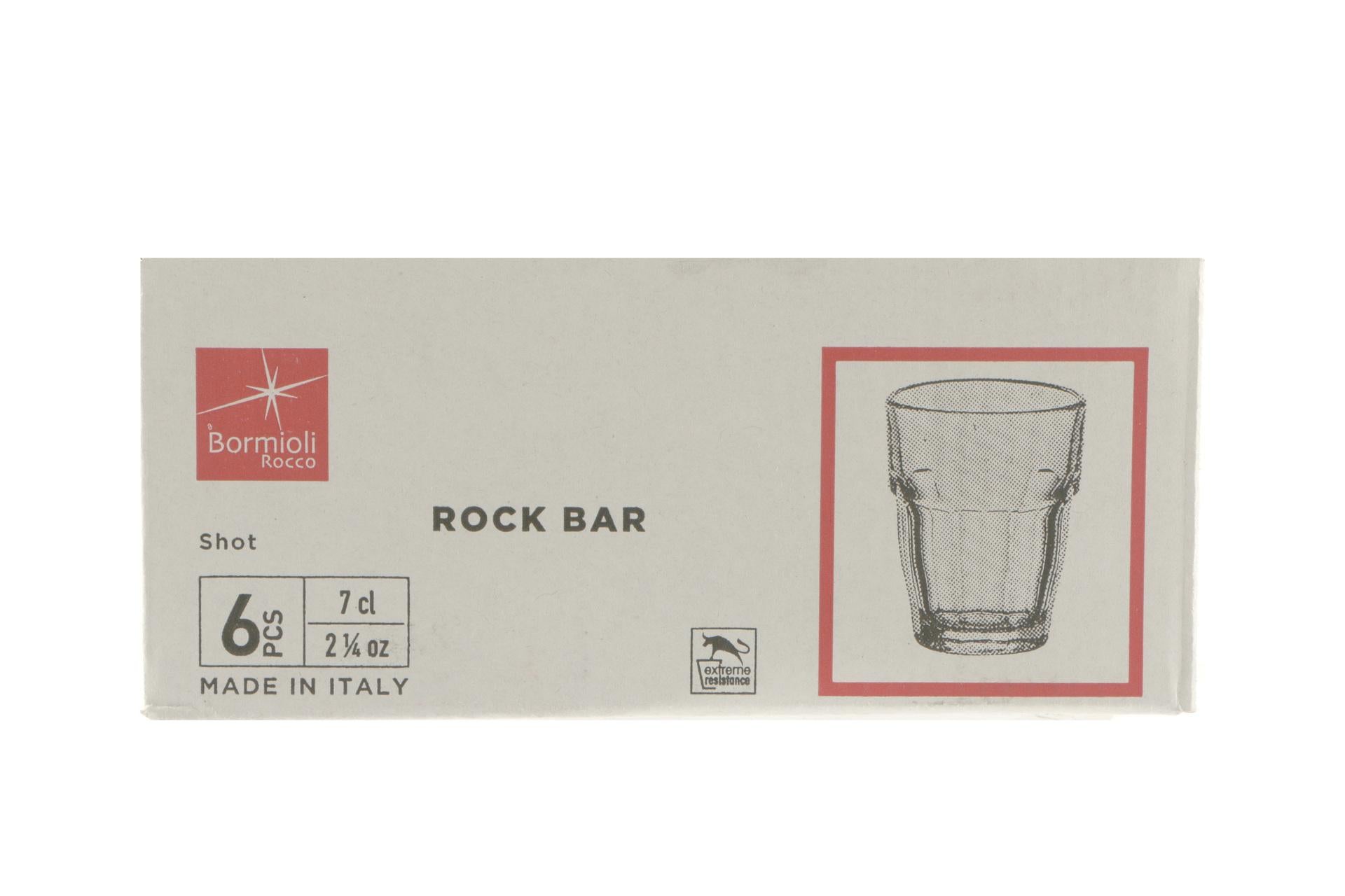 Bormioli Rocco Rock Bar One Shot Bicchiere 7 cl - Design Vintage per Cocktail e Liquori - Set 6 Pz 5