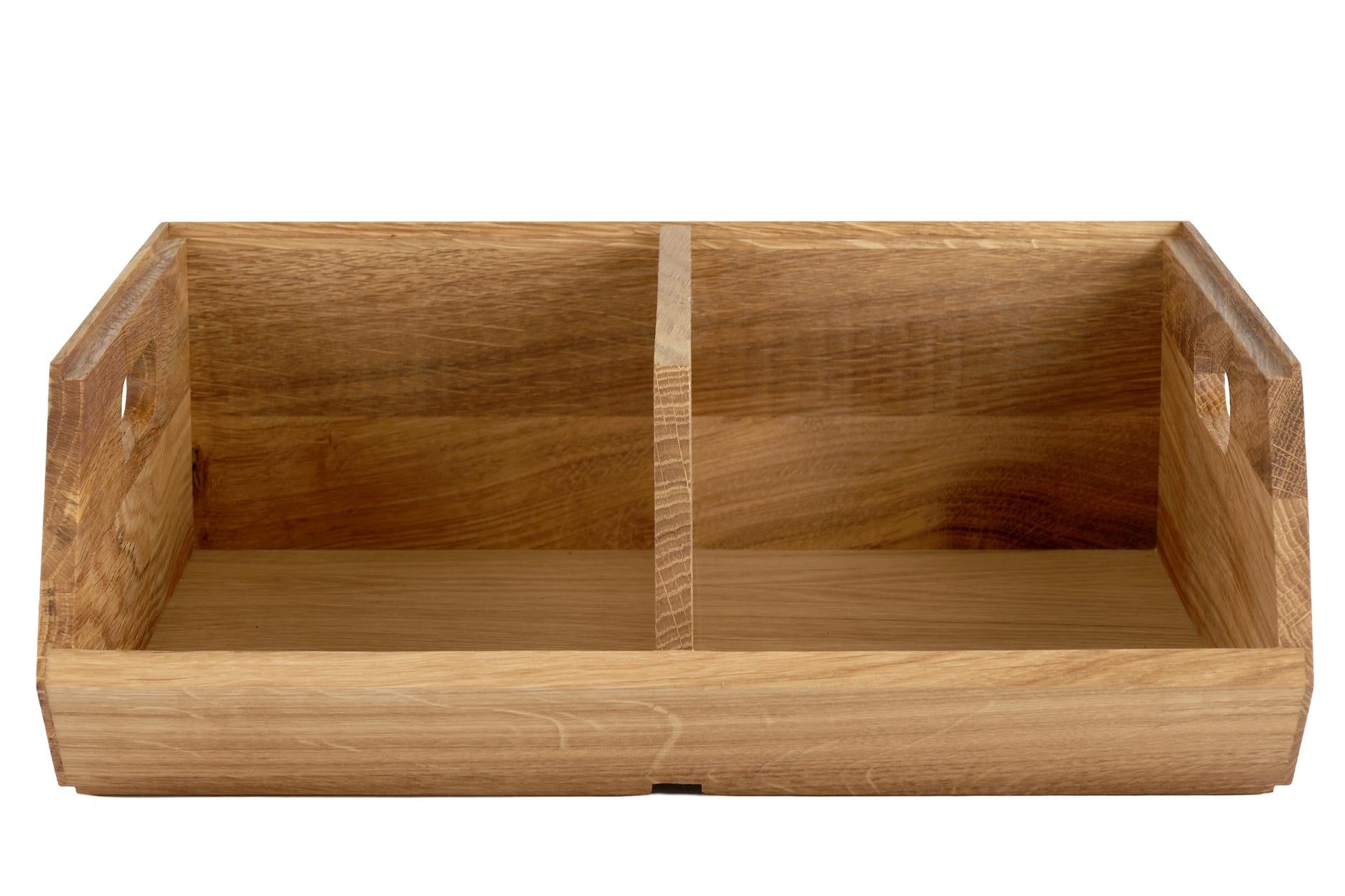 APS Buffet Box Legno 2 Scomparti H.12.5 cm - 35 x 31 cm Contenitore per Posate e Condimenti 5
