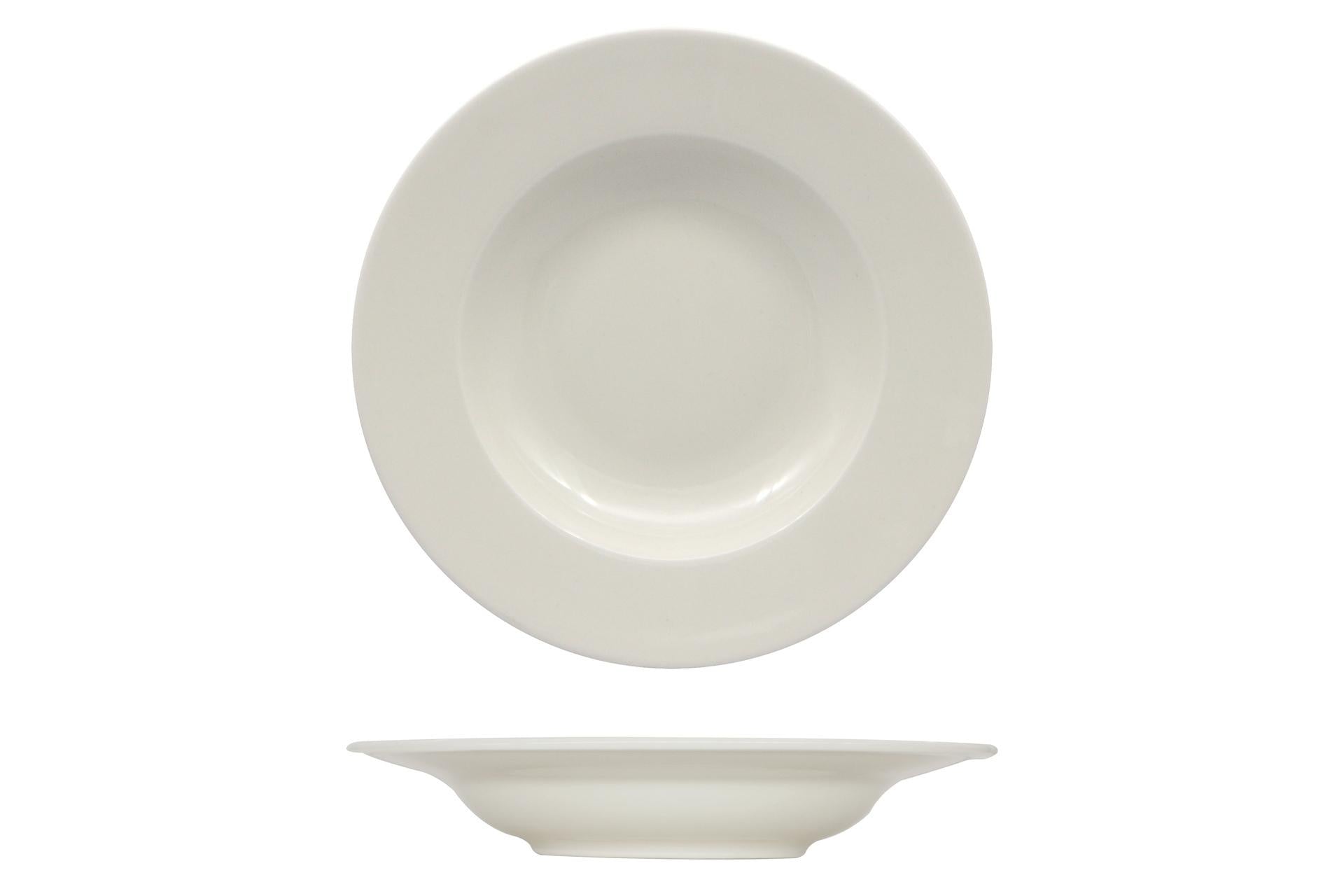 Ariane Prime Piatto Fondo Ø26 cm In Allumina - Design Semplice e Resistente - Set 6 Pz