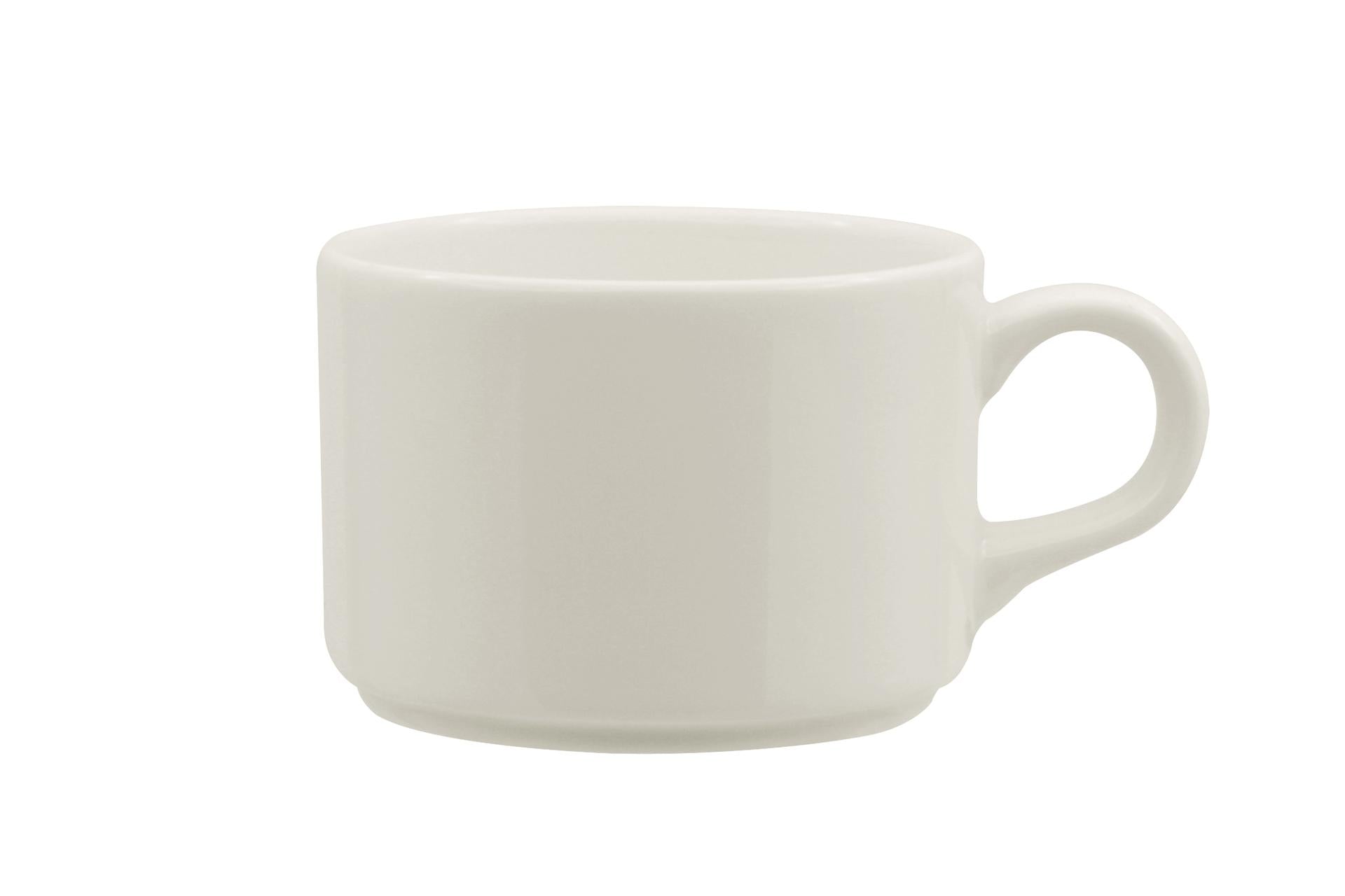 Ariane Fine Porcelain Prime Tazza Impilabile 23 cl In Allumina - Set 12 Pz