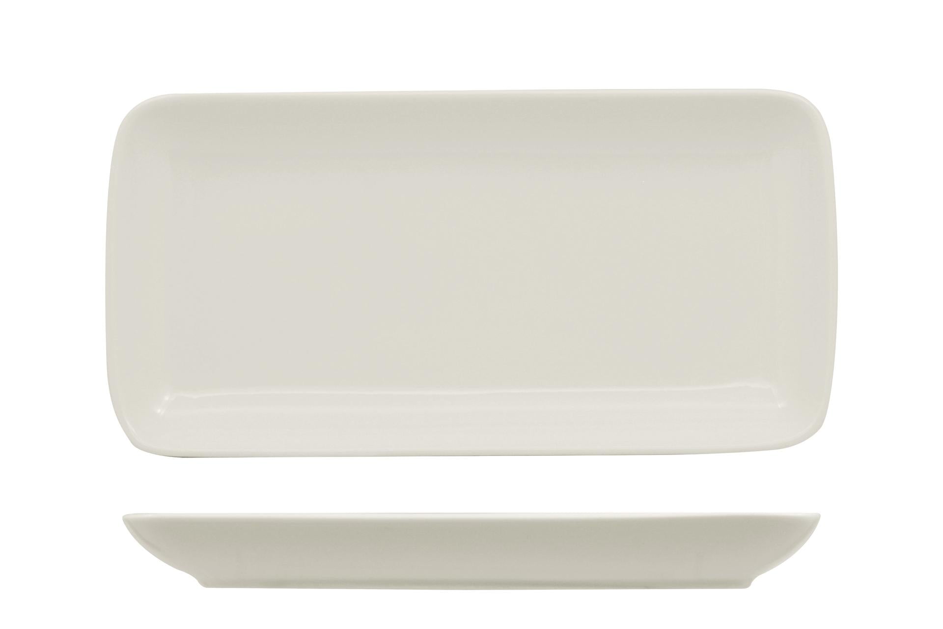 Ariane Fine Porcelain Buffet Piatto GN Rettangolare 28 x 14 cm In Porcellana - Set 6 Pz