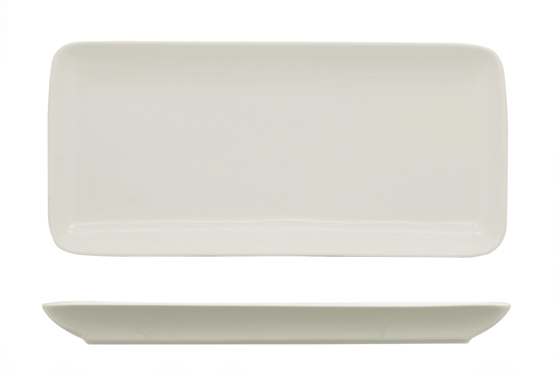 Ariane Fine Porcelain Buffet Piatto GN Rettangolare 36 x 16.5 cm - Set 6 Pz