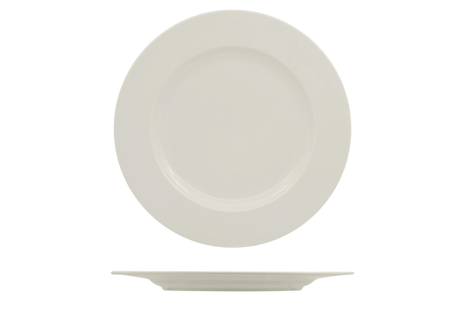 Ariane Orba Piatto Piano Ø24 cm In Porcellana - Set 12 Pz