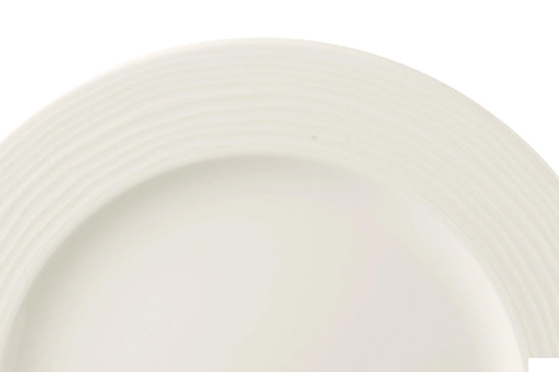 Ariane Eclipse Piatto Piano Ø29 cm In Allumina - Motivo a Rilievo - Set 6 Pz