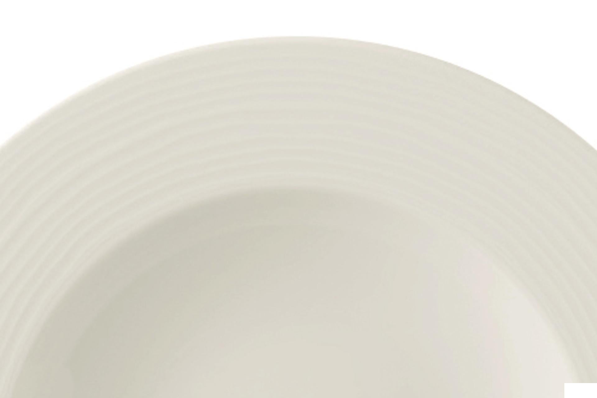 Ariane Eclipse Piatto Fondo Ø26 cm In Allumina Con Motivo a Rilievo - Set 6 Pz