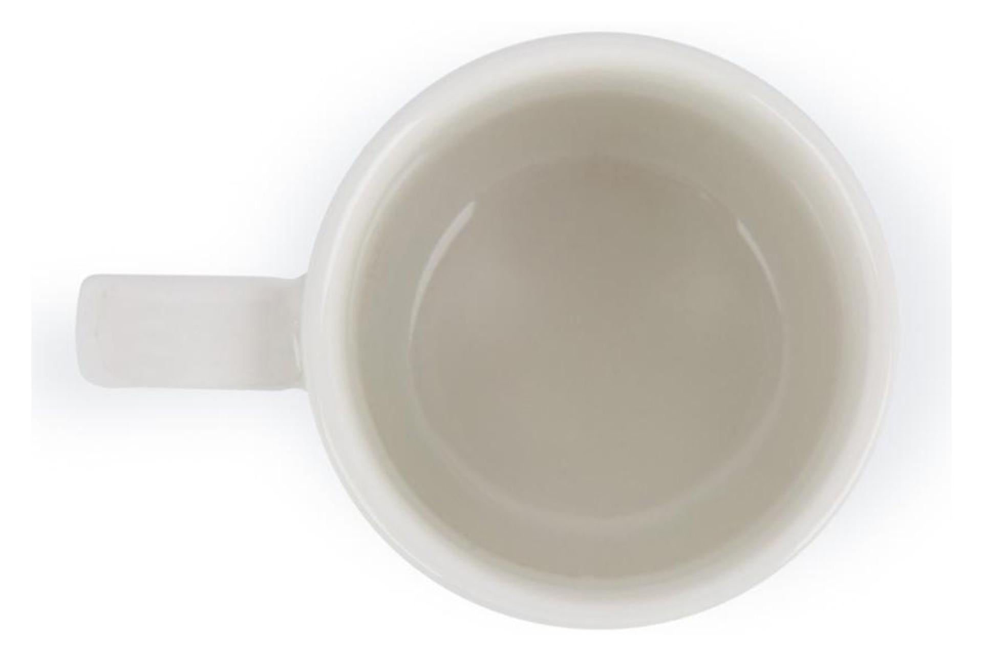 Ariane Eclipse Tazza Caffè 9 cl Impilabile In Porcellana Con Motivo a Rilievo - Set 12 Pz