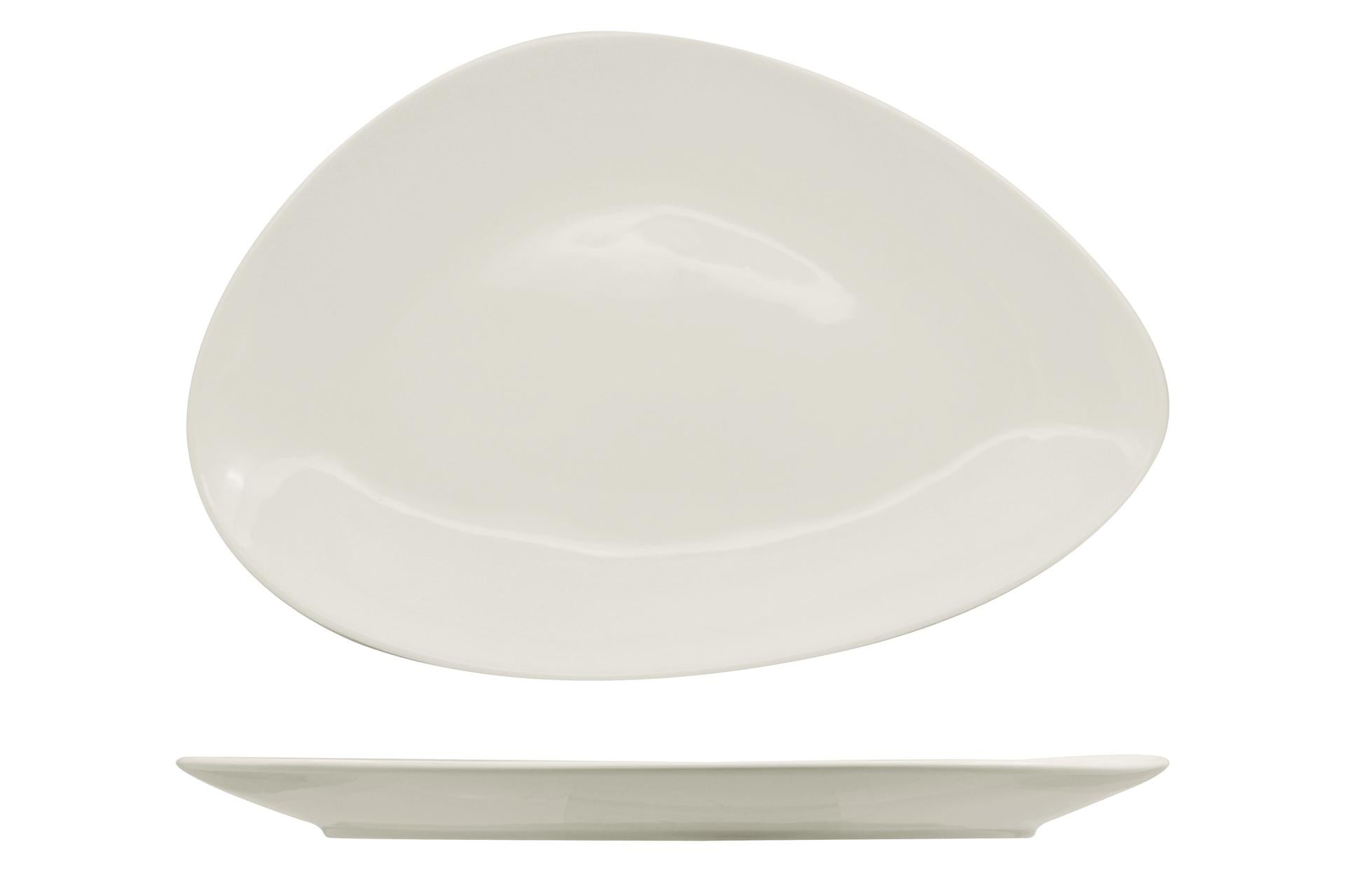 Ariane Fine Porcelain Island Avorio Piatto Triangolare 37 cm - Set 6 Pz