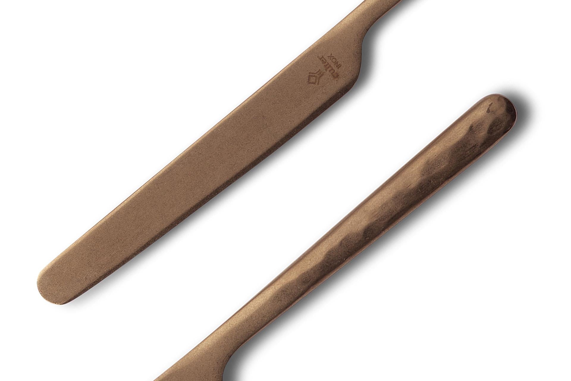 Comas Kodai Vintage Copper Coltello Tavola XL Inox 3mm - Linea Vintage Kodai - Set 12 Pz