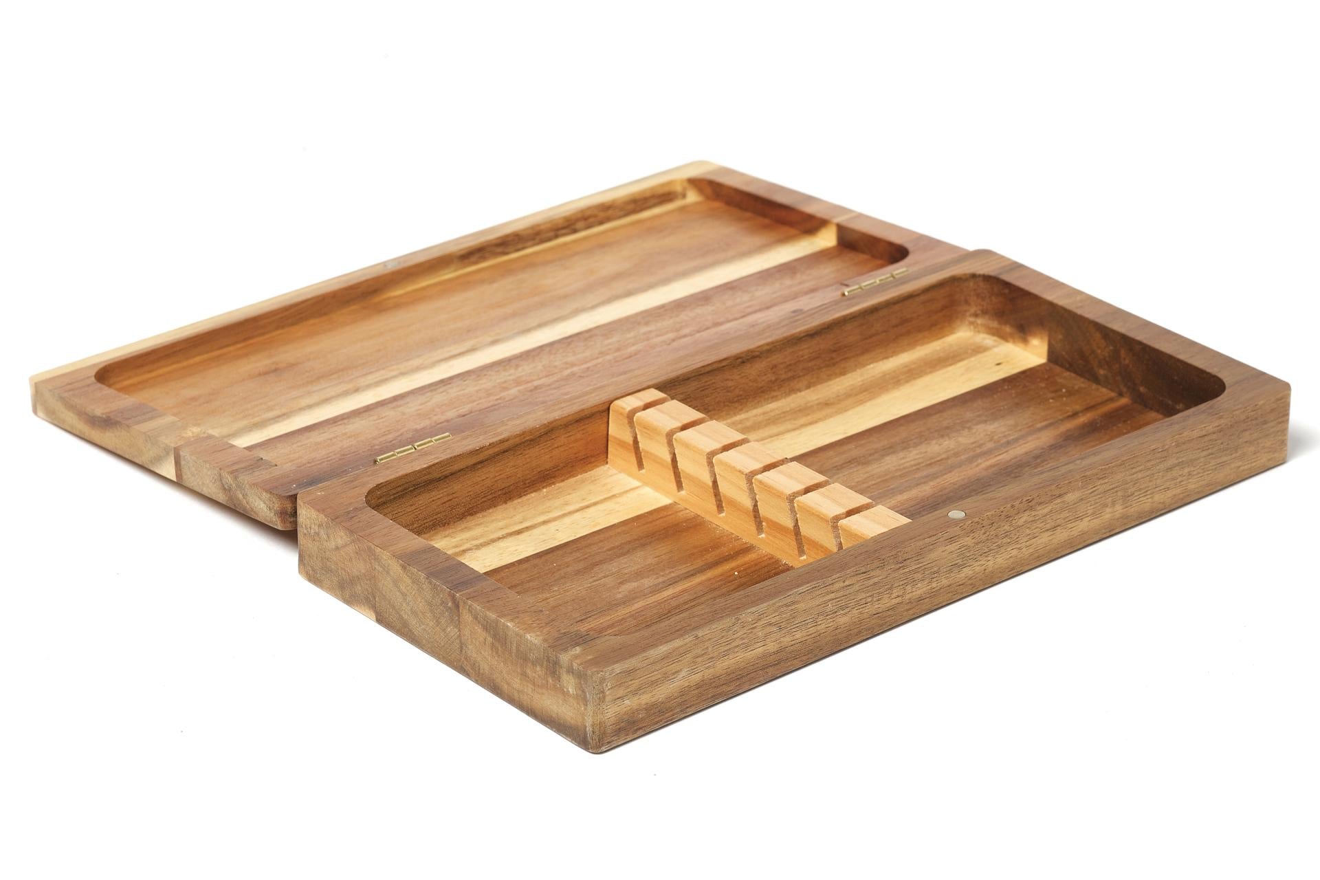 Comas Utset Astuccio in Legno Vuoto per 6 Coltelli - Cofanetto Portacoltelli