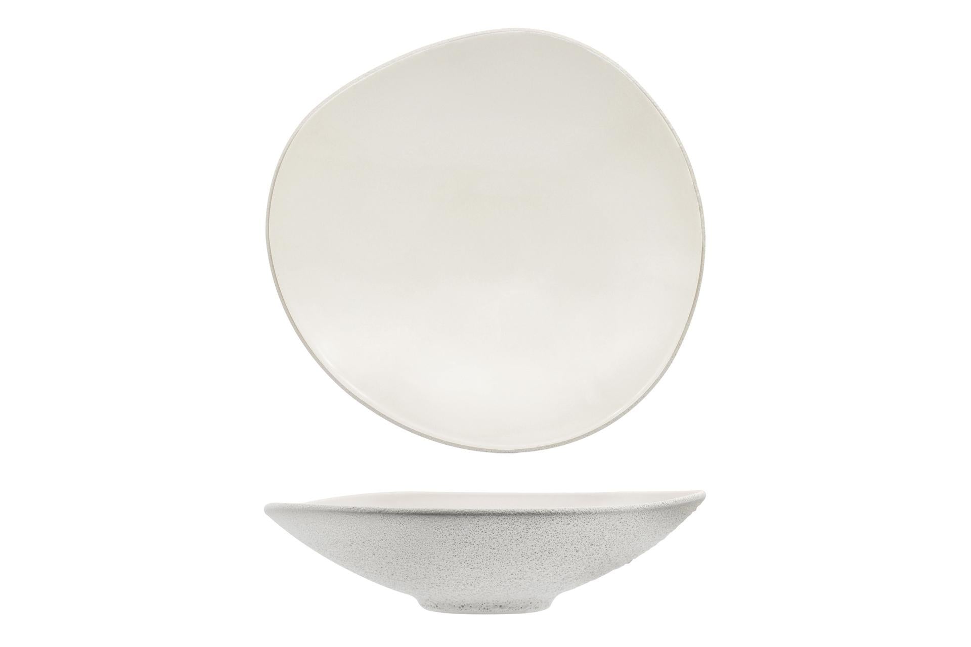 Import Tavola Professional Genesys Evo Pasta Bowl Ø29.5 cm In Porcellana Bianca Con Finitura Buccia d'Arancia - Set 6 Pz