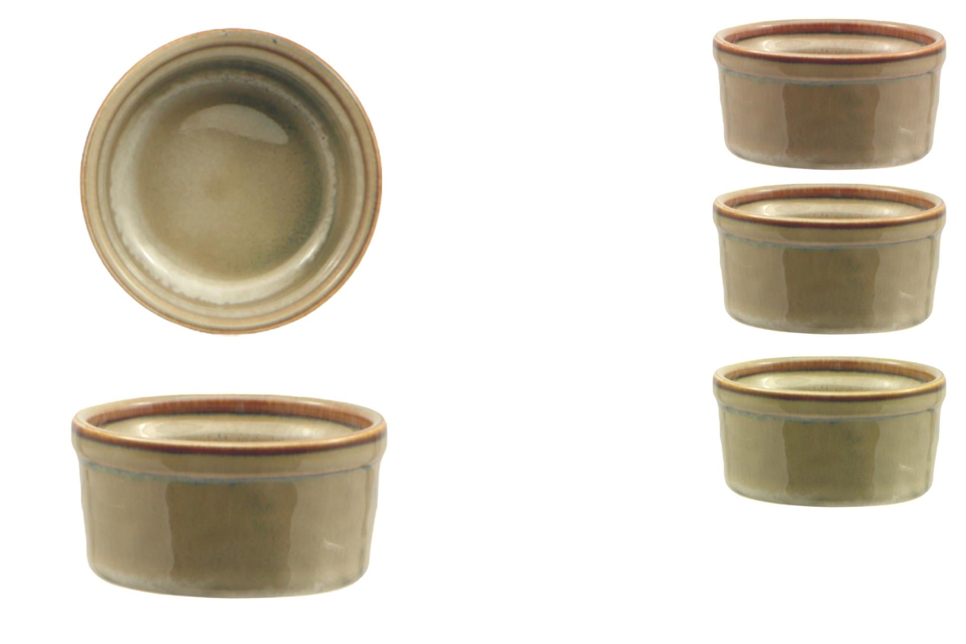 Import Tavola Professional JustColor Reactive Set 12 Ramequin Ø6 cm - H.3.4 cm In Porcellana Colorata - Set 12 Pz