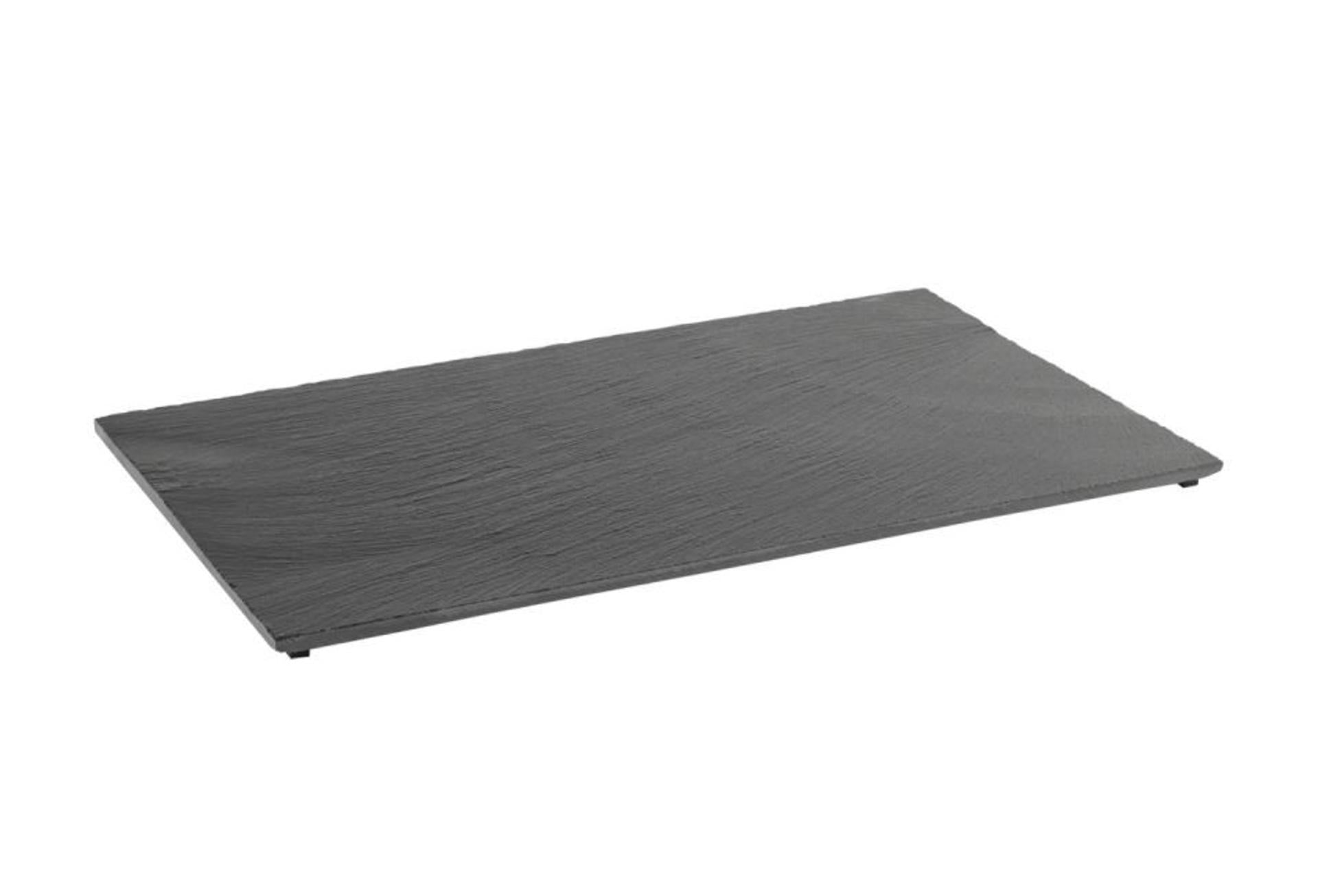 APS Valo Vassoio Ardesia Naturale 53 x 32.5 cm - Piatto In Ardesia Naturale Spessore 6-9 mm